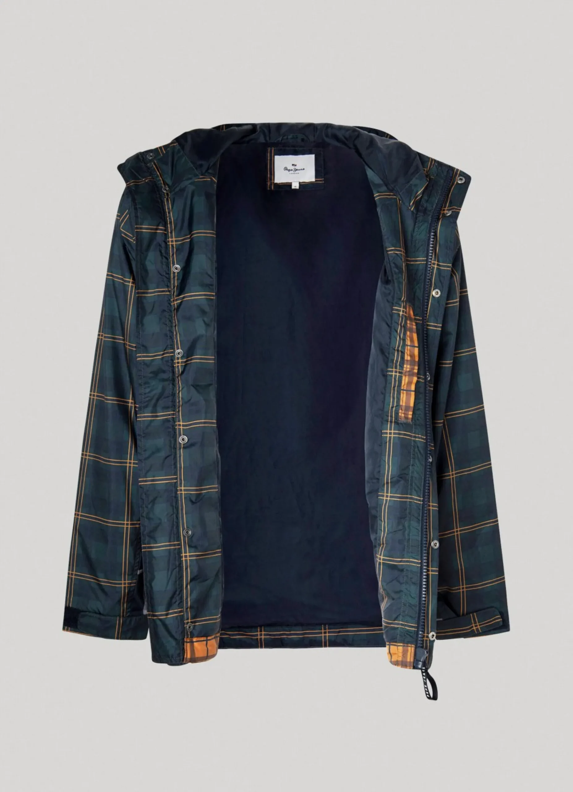 Homem Pepe Jeans Casaco E Jaquetas>Anoraque Acolchoado Xadrez
