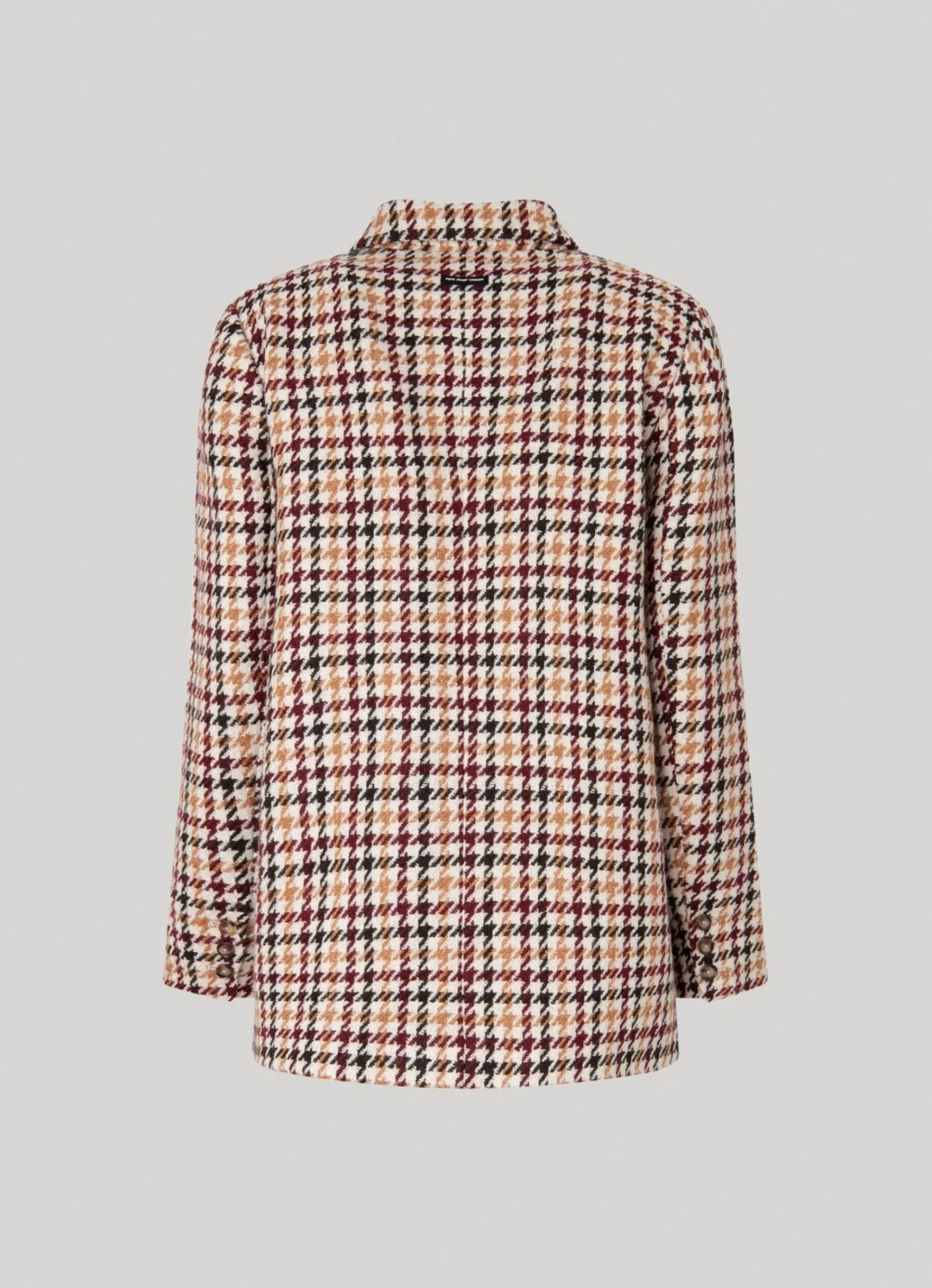 Mulher Pepe Jeans Casaco E Jaquetas>Blazer Com Padrao Pata De Galo