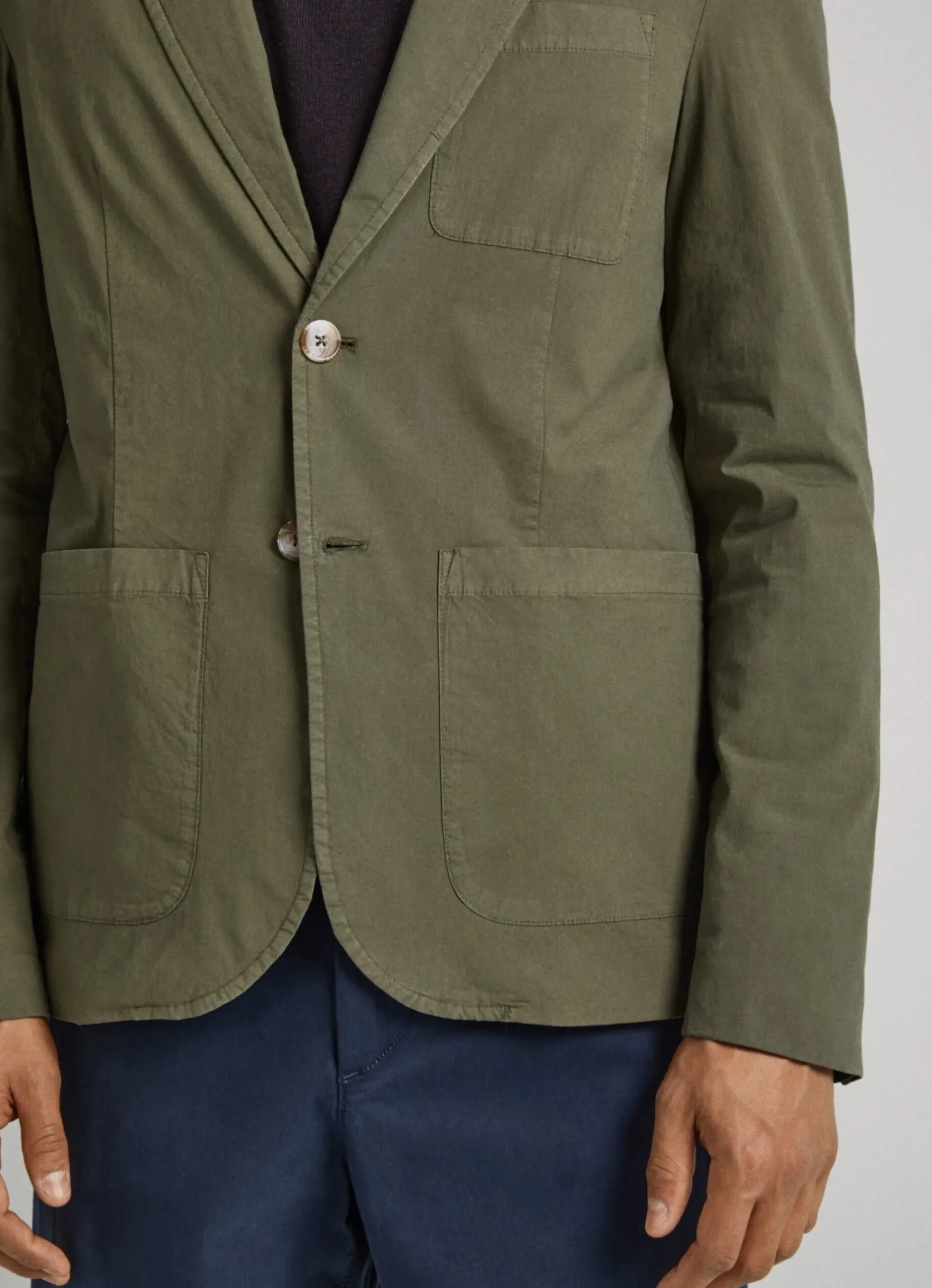 Homem Pepe Jeans Casaco E Jaquetas>Blazer De Algodao Popelina