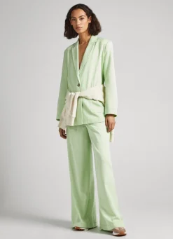 Mulher Pepe Jeans Casaco E Jaquetas>Blazer Tecido Sarja