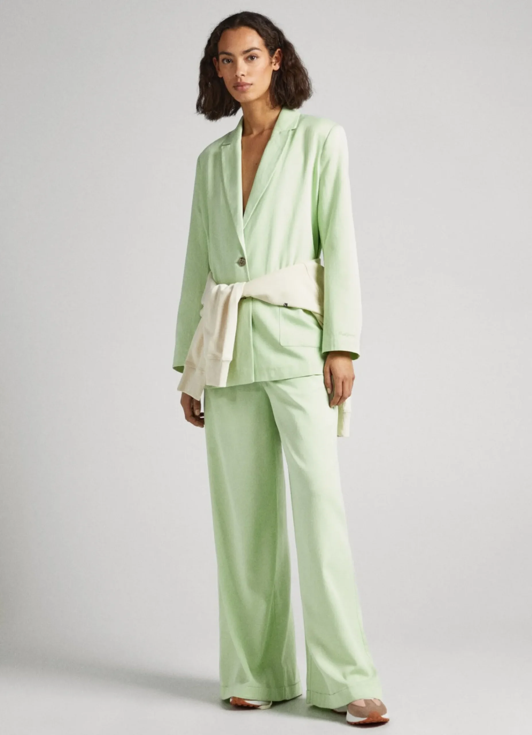 Mulher Pepe Jeans Casaco E Jaquetas>Blazer Tecido Sarja