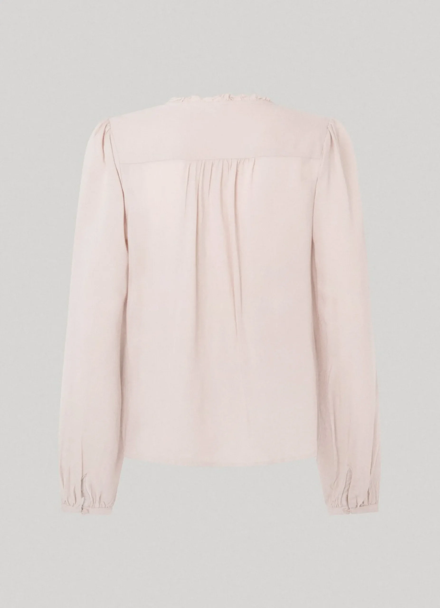 Mulher Pepe Jeans Camisas E Blusas>Blusa Bordada Com Corte Romantico
