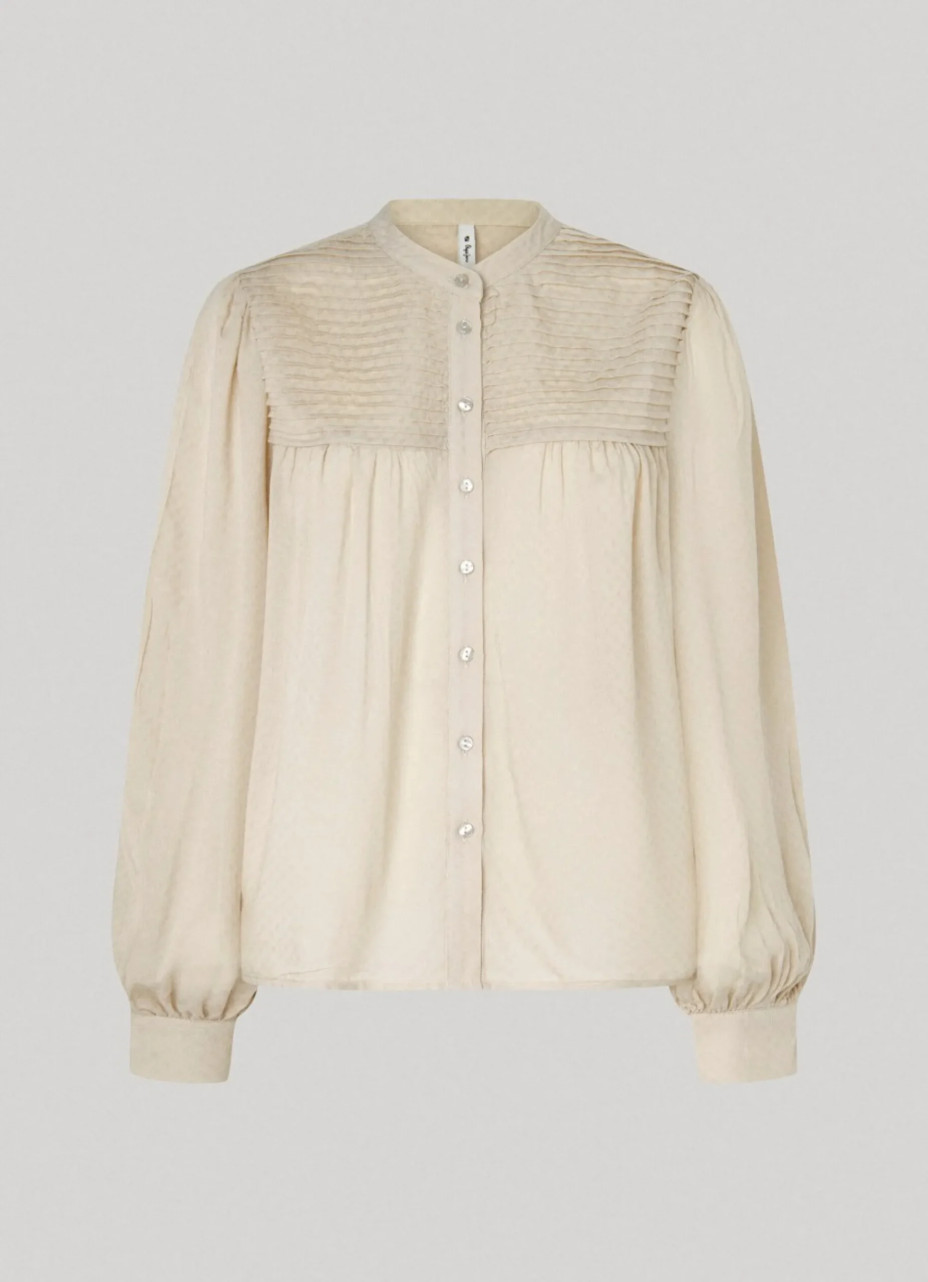 Mulher Pepe Jeans Camisas E Blusas>Blusa Com Detalhes Plissados