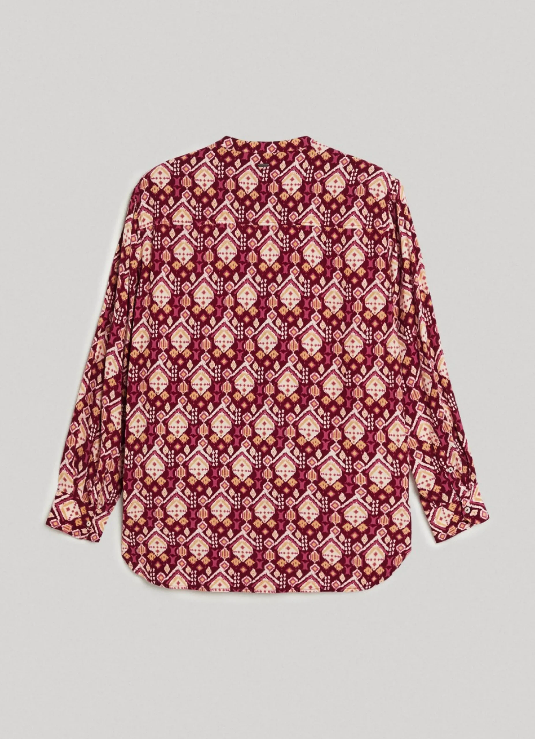 Mulher Pepe Jeans Camisas E Blusas>Blusa Comprida Padrao Geometrico