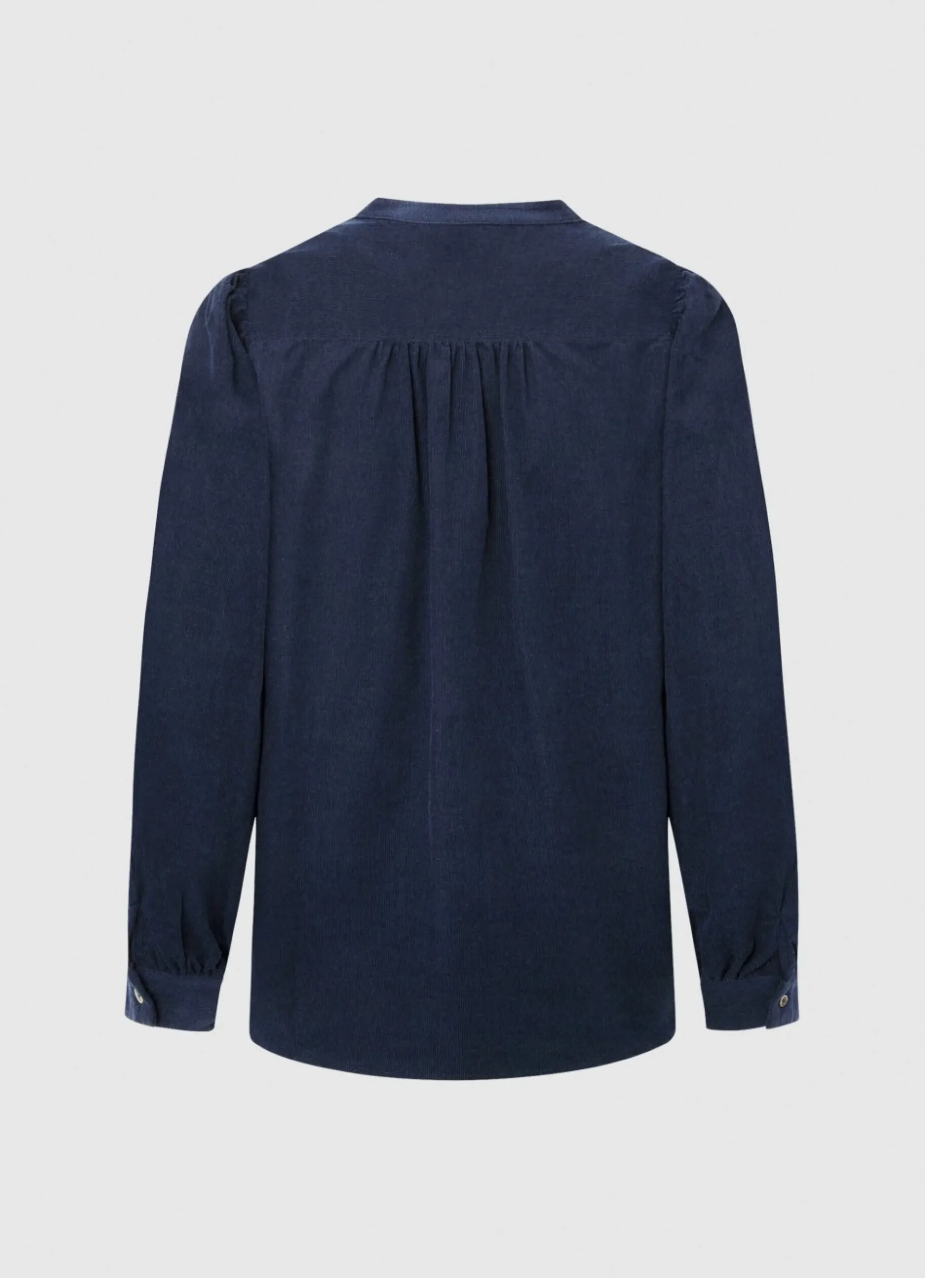 Mulher Pepe Jeans Camisas E Blusas>Blusa De Bombazina Gola Mao