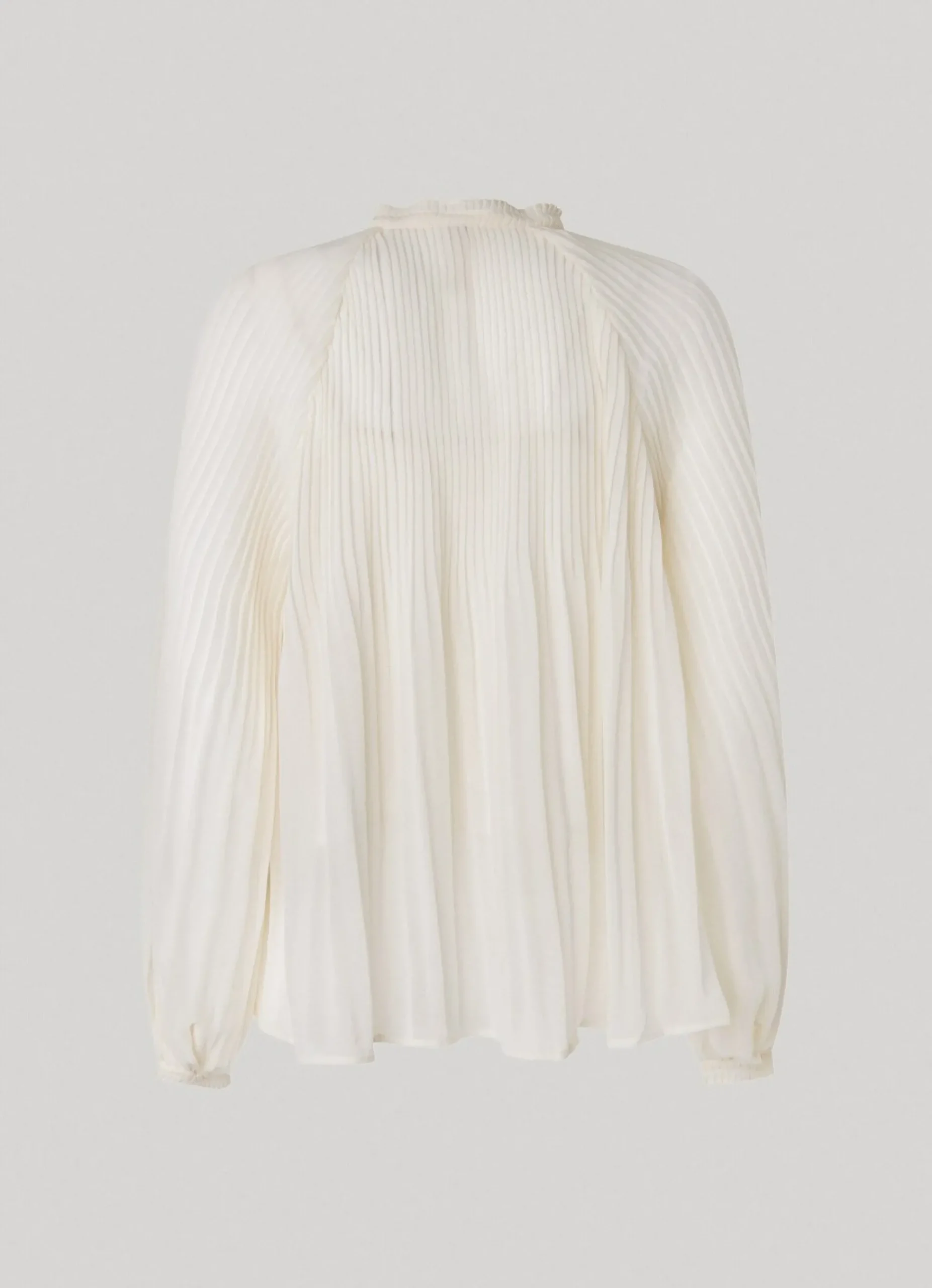 Mulher Pepe Jeans Camisas E Blusas>Blusa De Chiffon Plissada