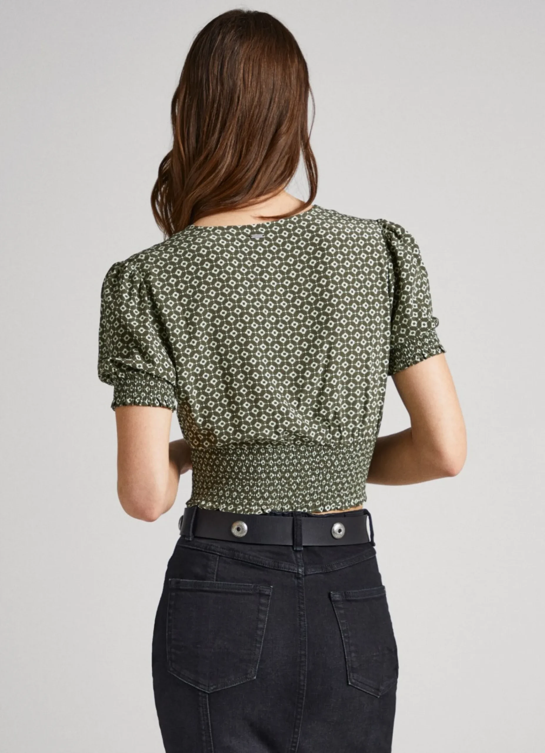 Mulher Pepe Jeans Camisas E Blusas>Blusa Estampado Geometrico