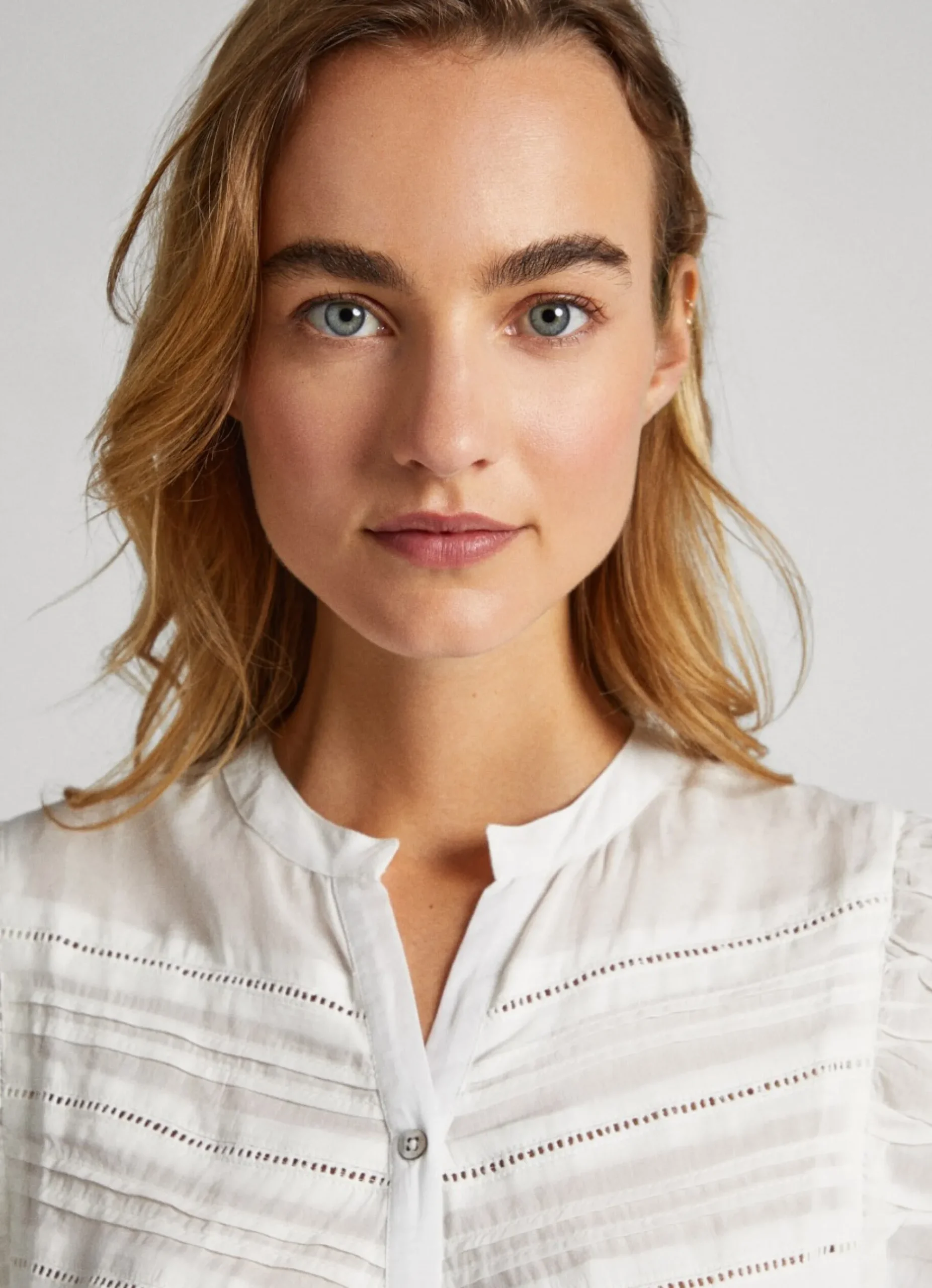 Mulher Pepe Jeans Camisas E Blusas>Blusa Mangas Borboleta
