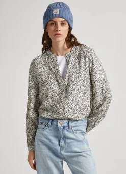 Mulher Pepe Jeans Camisas E Blusas>Blusa Padrao Floral