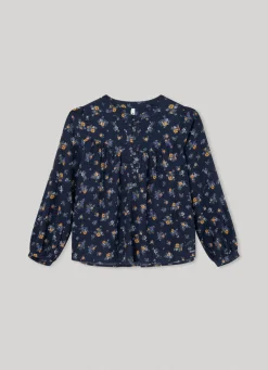 Rapariga Pepe Jeans Camisas E T-Shirts>Blusa Romantica Padrao Floral