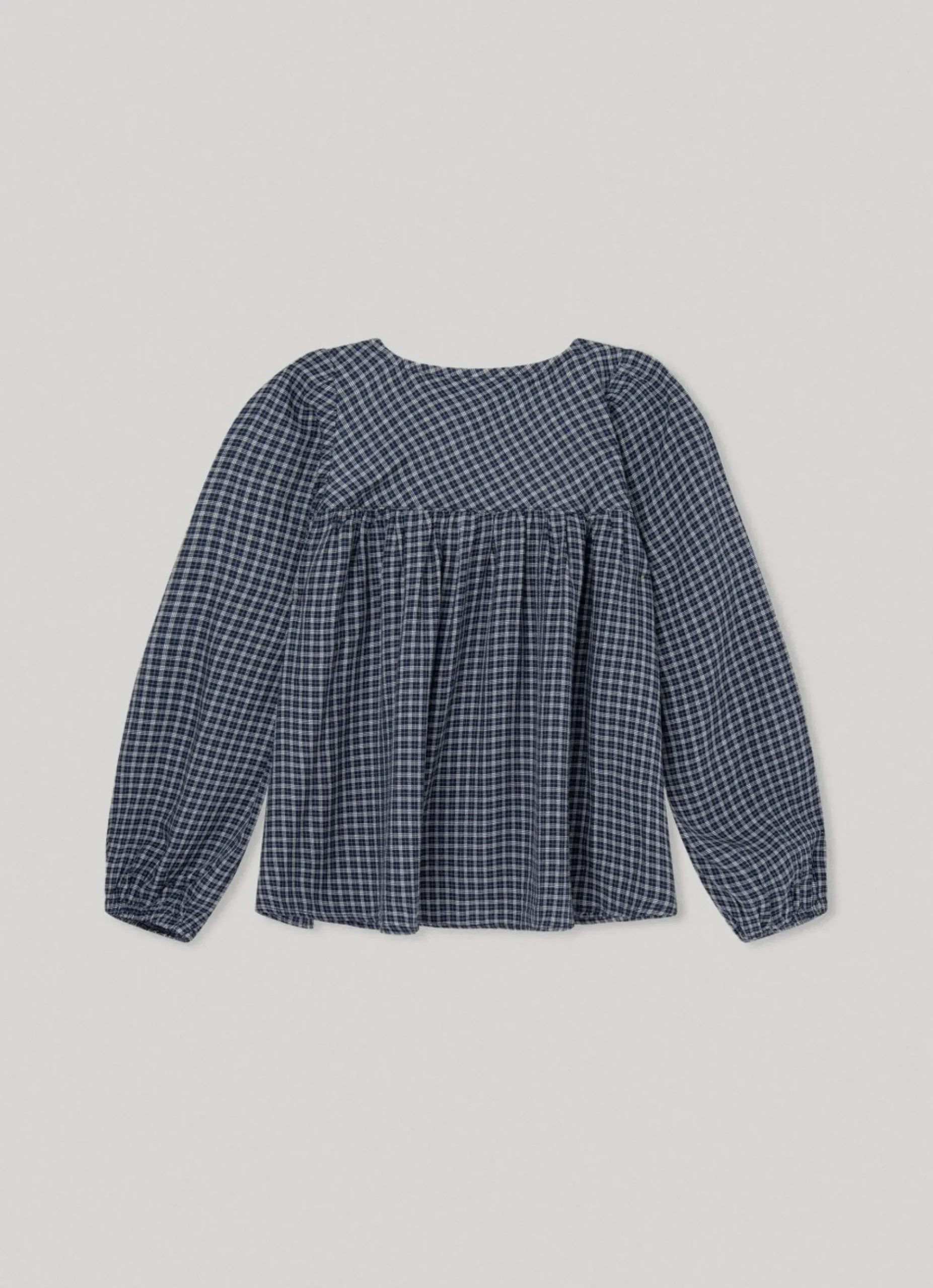 Rapariga Pepe Jeans Camisas E T-Shirts>Blusa Xadrez Manga Comprida