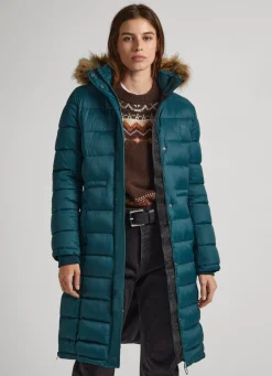 Mulher Pepe Jeans Casaco E Jaquetas>Blusao Comprido Acolchoado