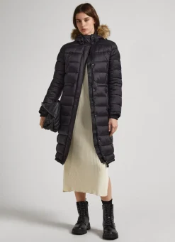Mulher Pepe Jeans Casaco E Jaquetas>Blusao Comprido Acolchoado