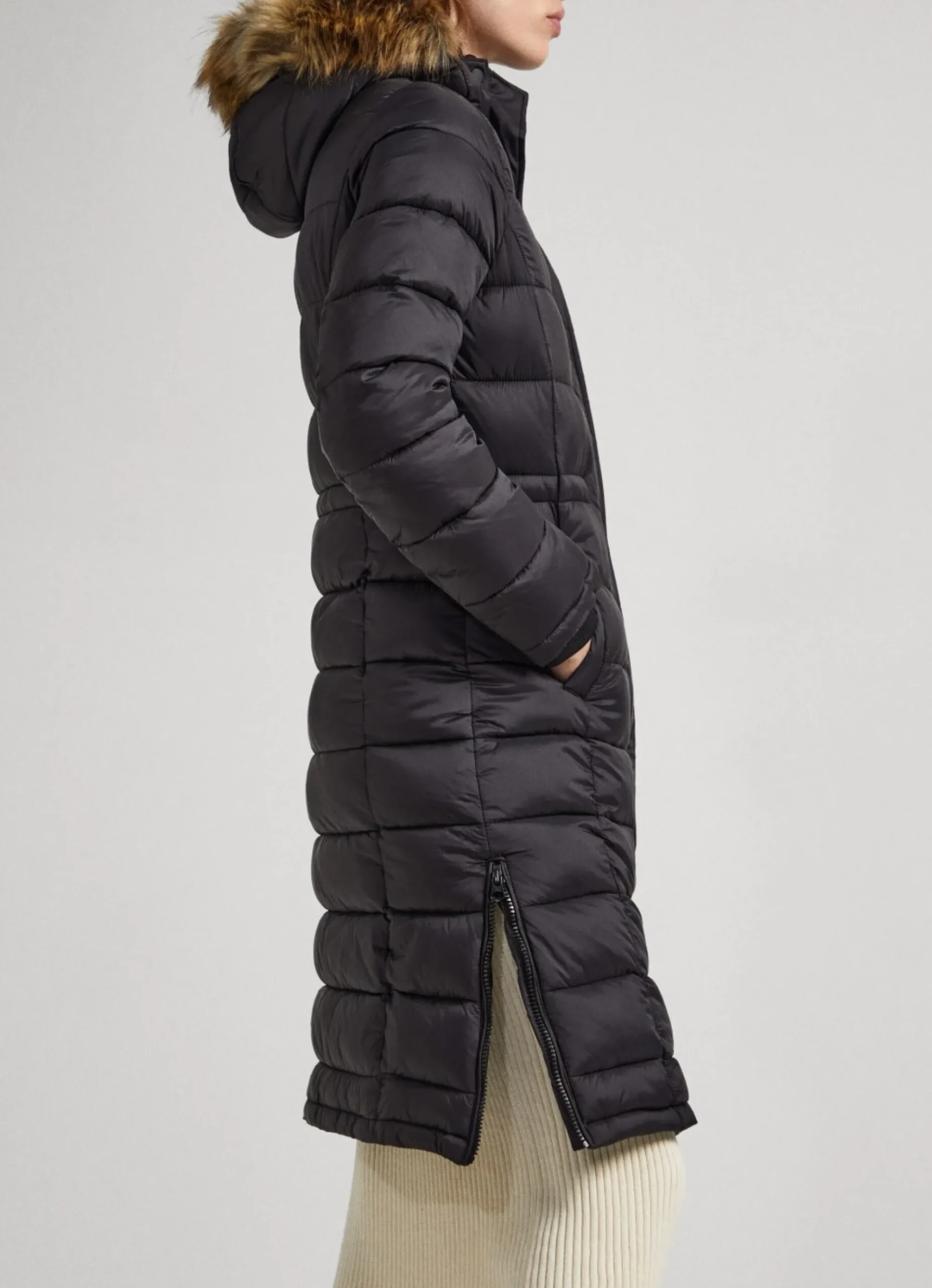 Mulher Pepe Jeans Casaco E Jaquetas>Blusao Comprido Acolchoado