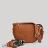 Mulher Pepe Jeans Bolsas E Mochilas>Bolsa De Ombro De Couro Com Logo