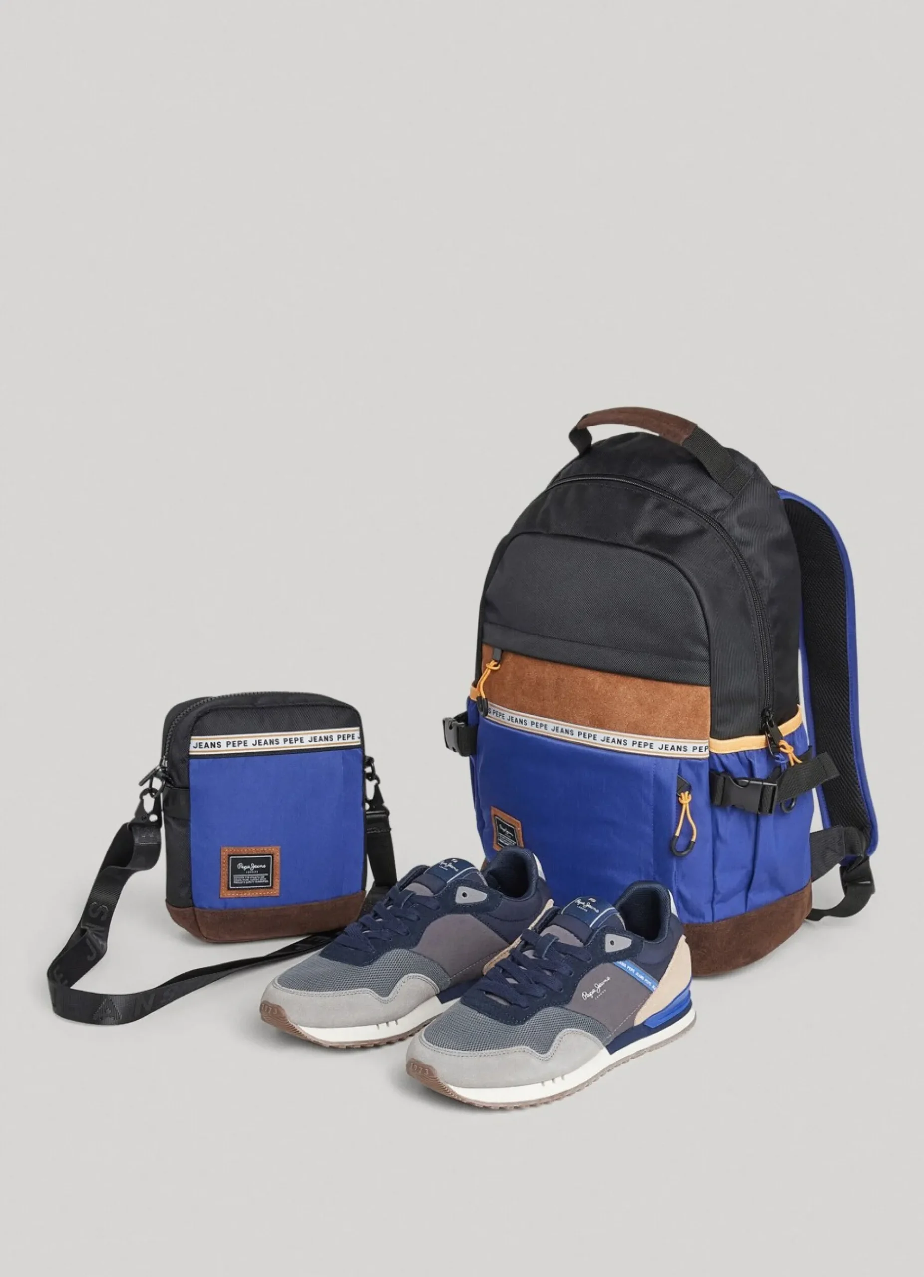 Homem Pepe Jeans Mochilas E Sacos>Bolsa De Ombro Tecido Combinado