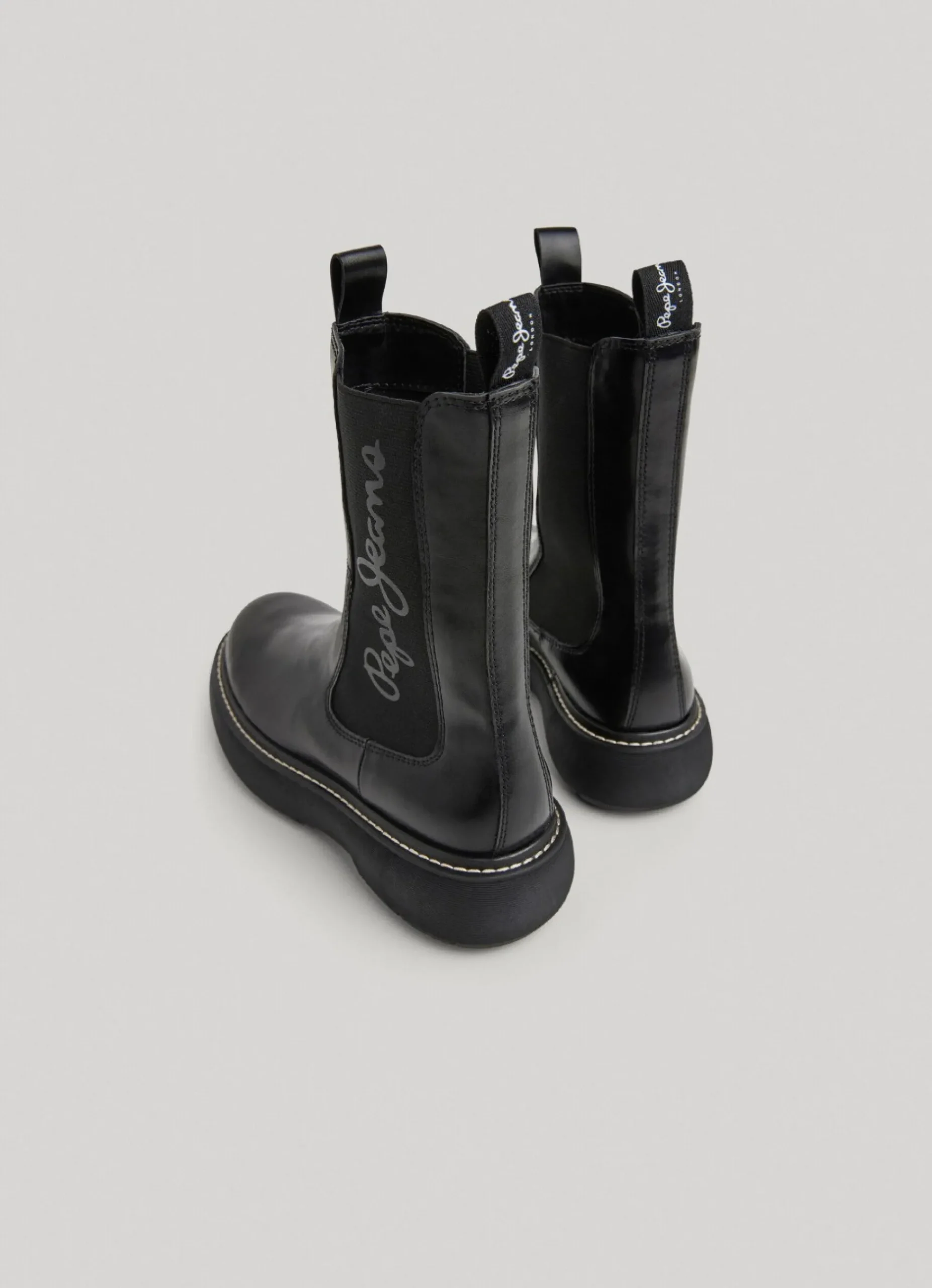 Mulher Pepe Jeans Botas E Sapatos>Botas Cano Alto Com Elasticos