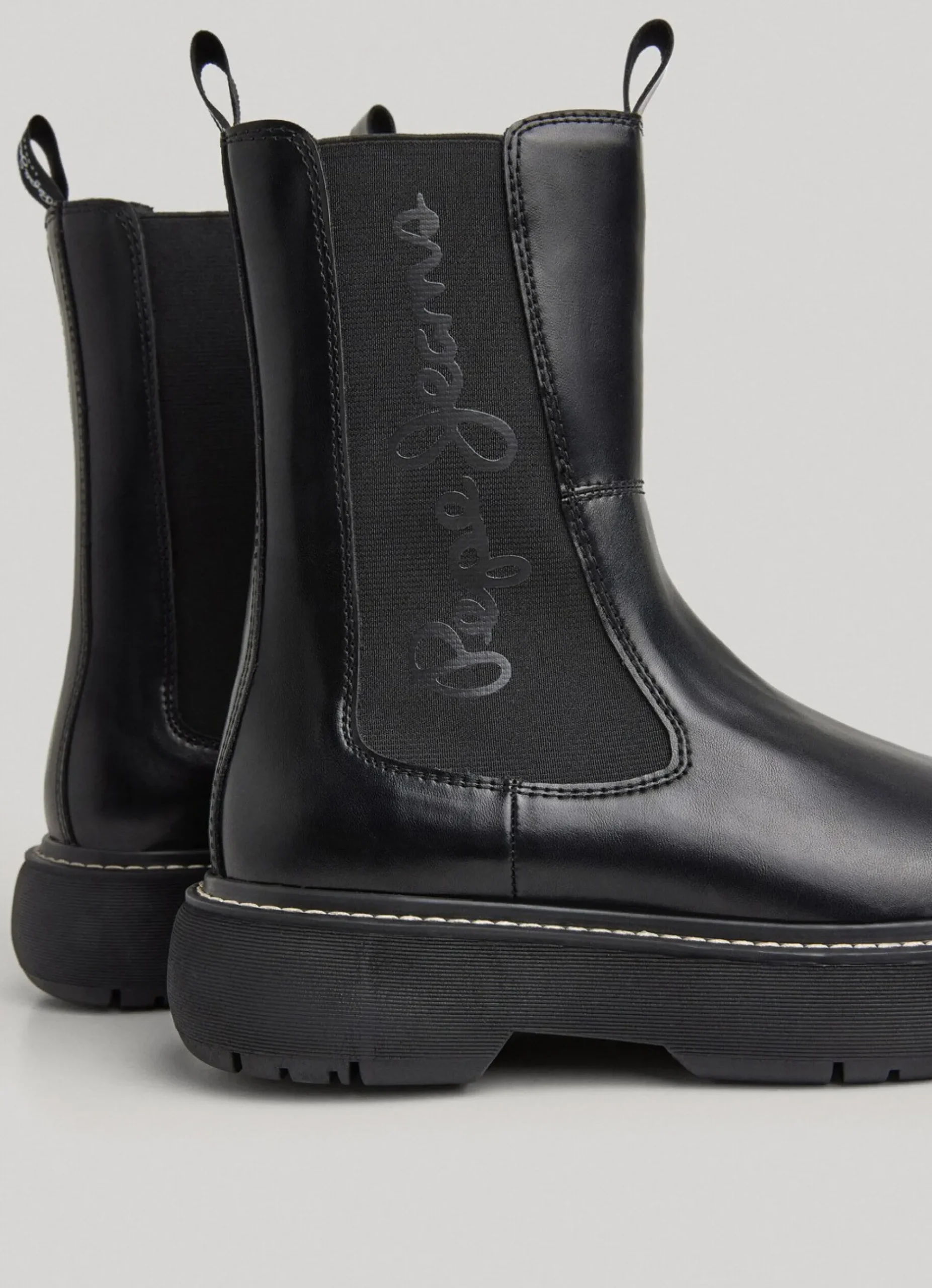 Mulher Pepe Jeans Botas E Sapatos>Botas Cano Alto Com Elasticos