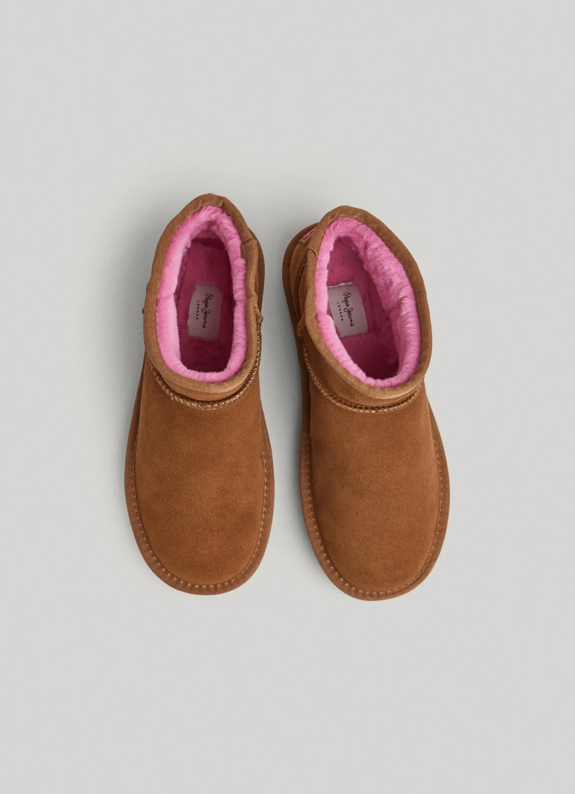 Mulher Pepe Jeans Botas E Sapatos>Botas Cano Baixo Em Camurca