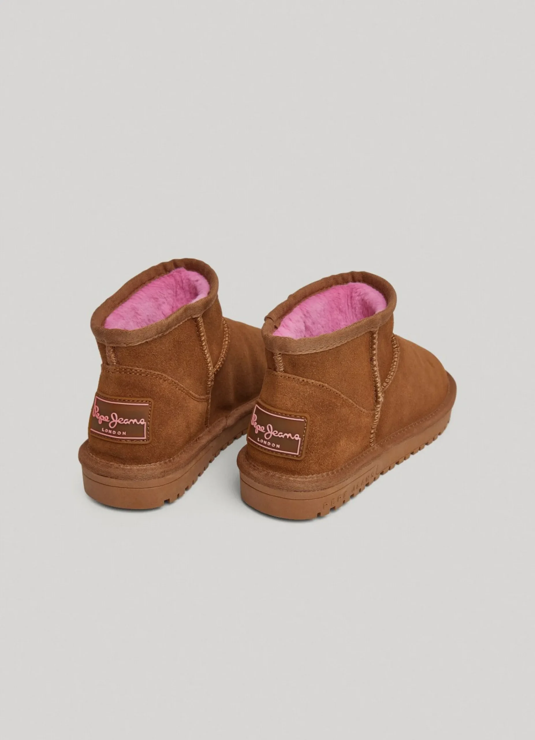 Mulher Pepe Jeans Botas E Sapatos>Botas Cano Baixo Em Camurca