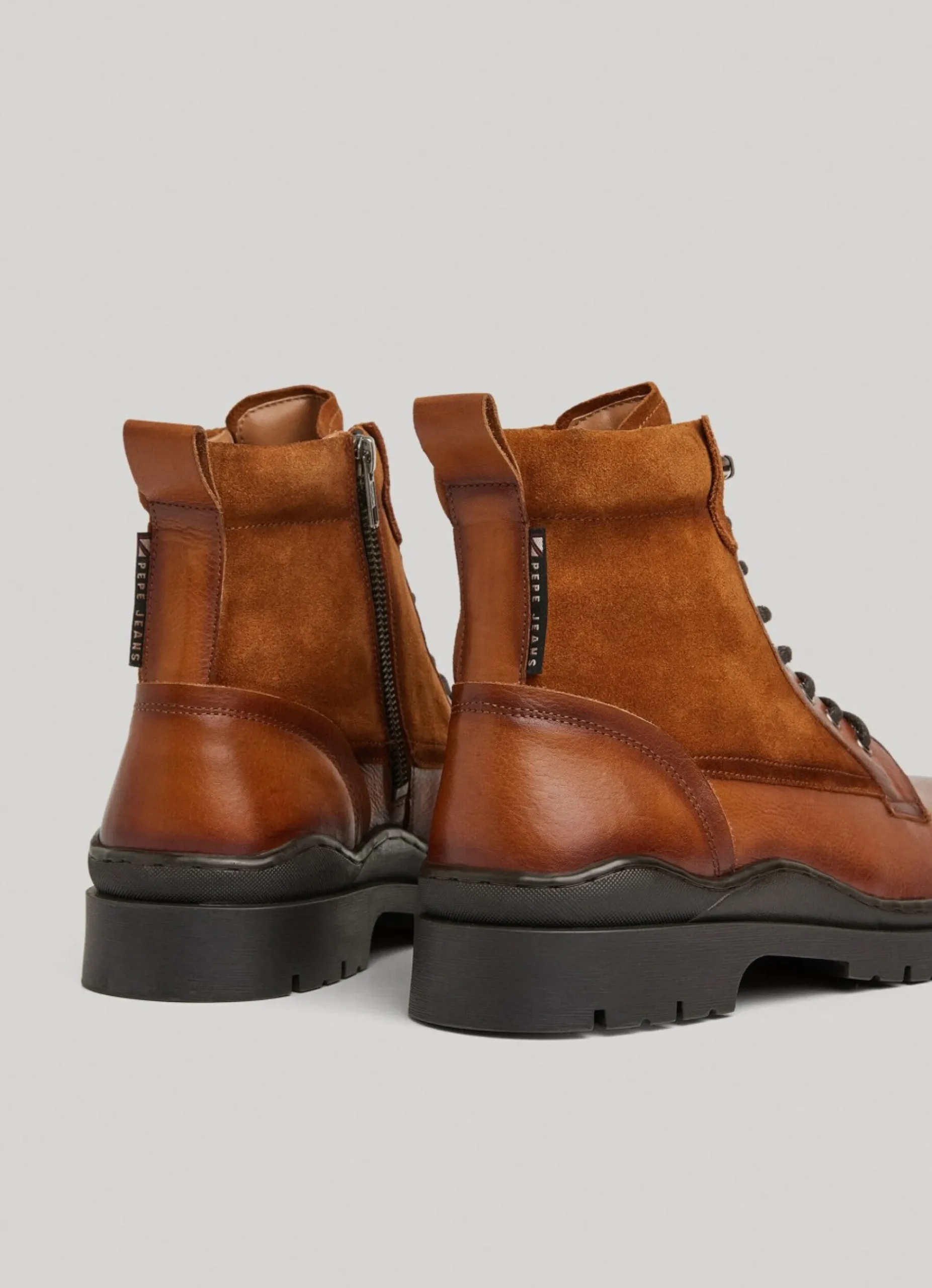 Homem Pepe Jeans Botas E Sapatos>Botas Cano Medio Com Cordoes