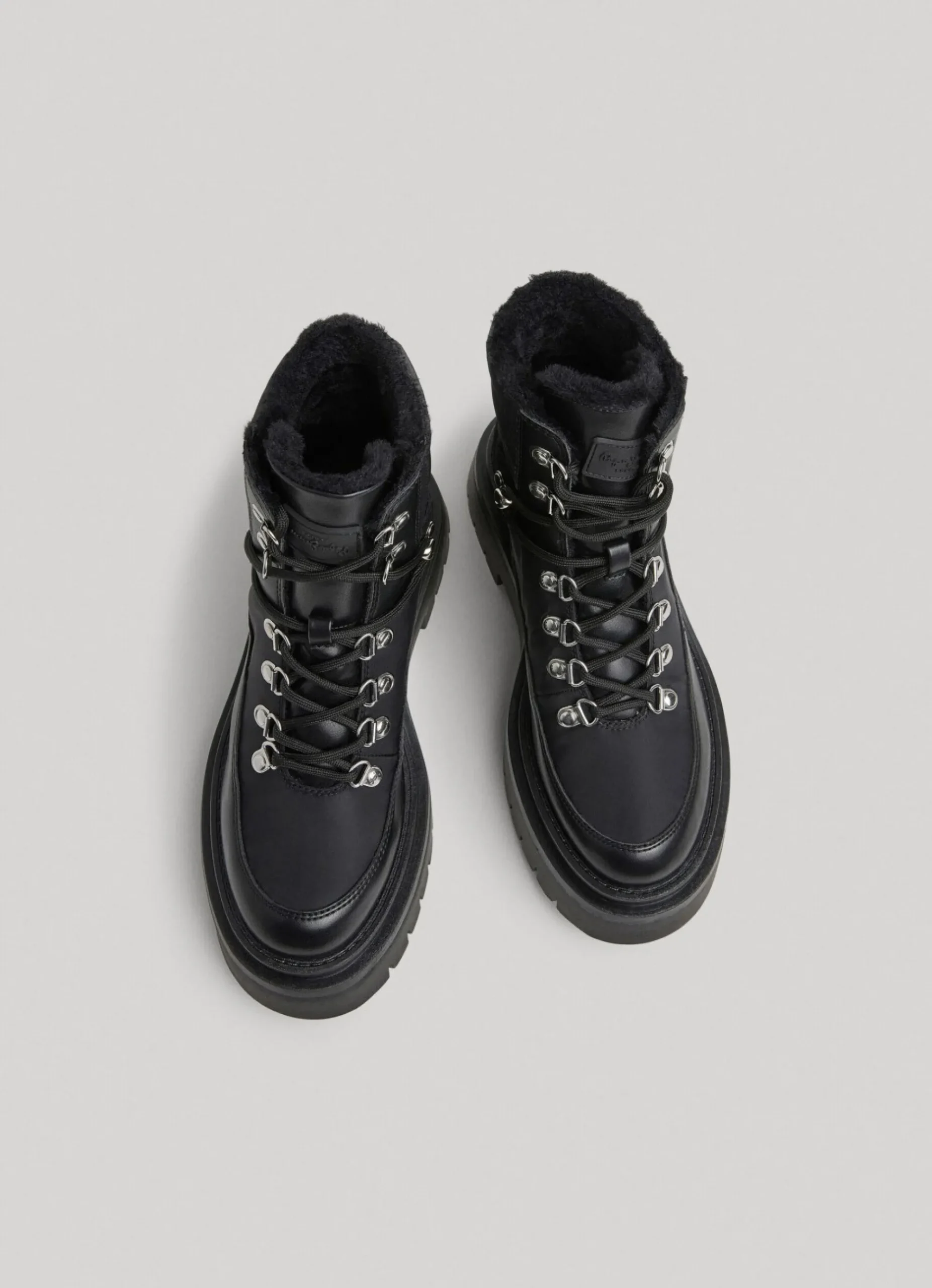 Mulher Pepe Jeans Botas E Sapatos>Botas Cano Medio Com Cordoes