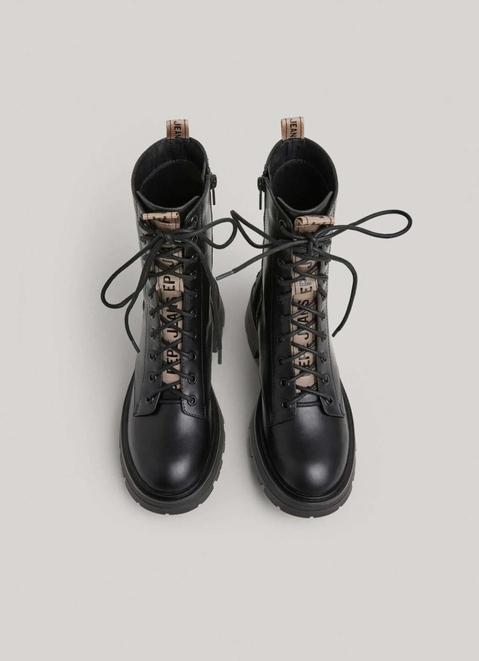 Mulher Pepe Jeans Botas E Sapatos>Botas Cano Medio Com Cordoes