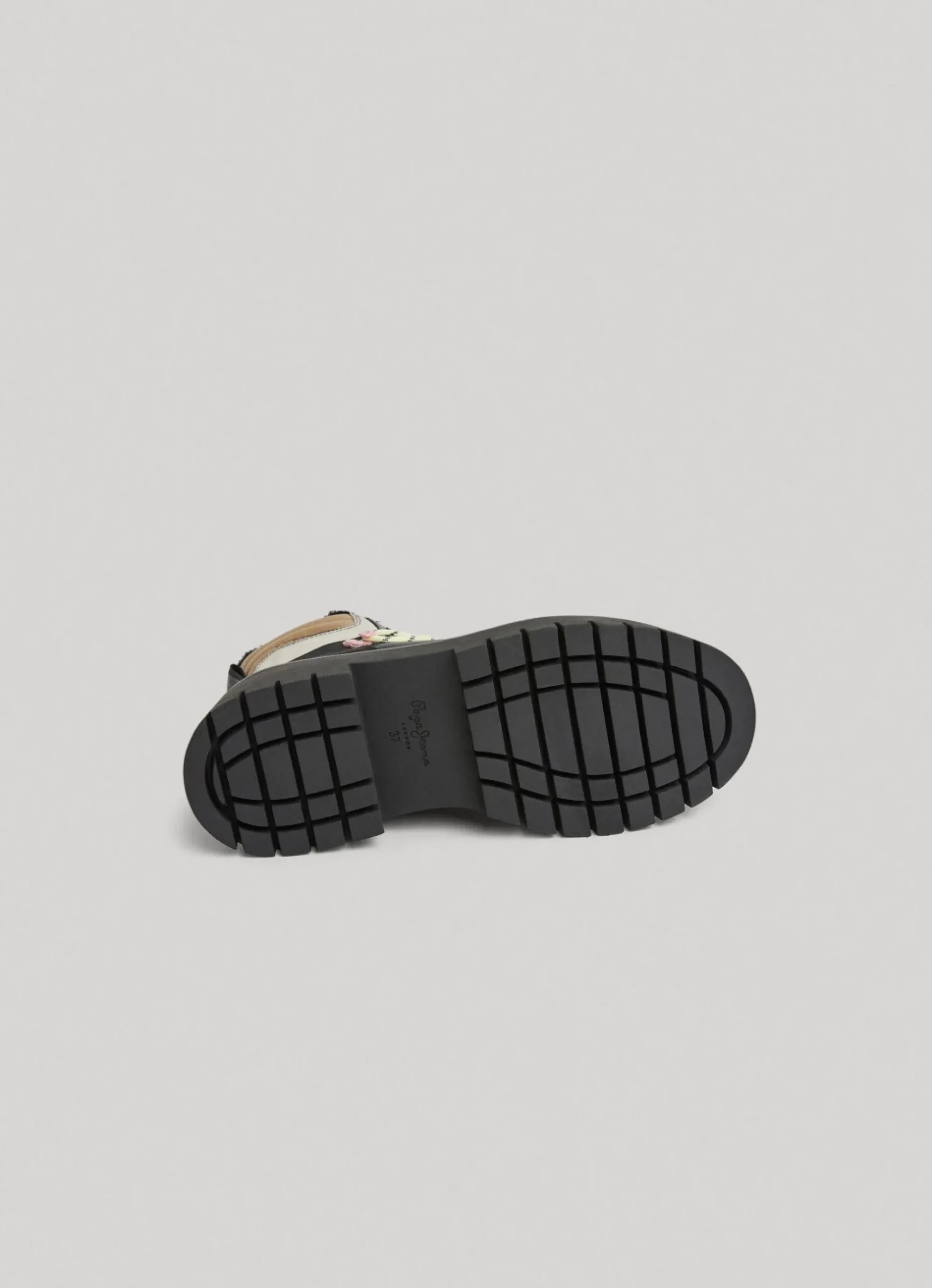 Mulher Pepe Jeans Botas E Sapatos>Botas Cano Medio Tecido Combinado