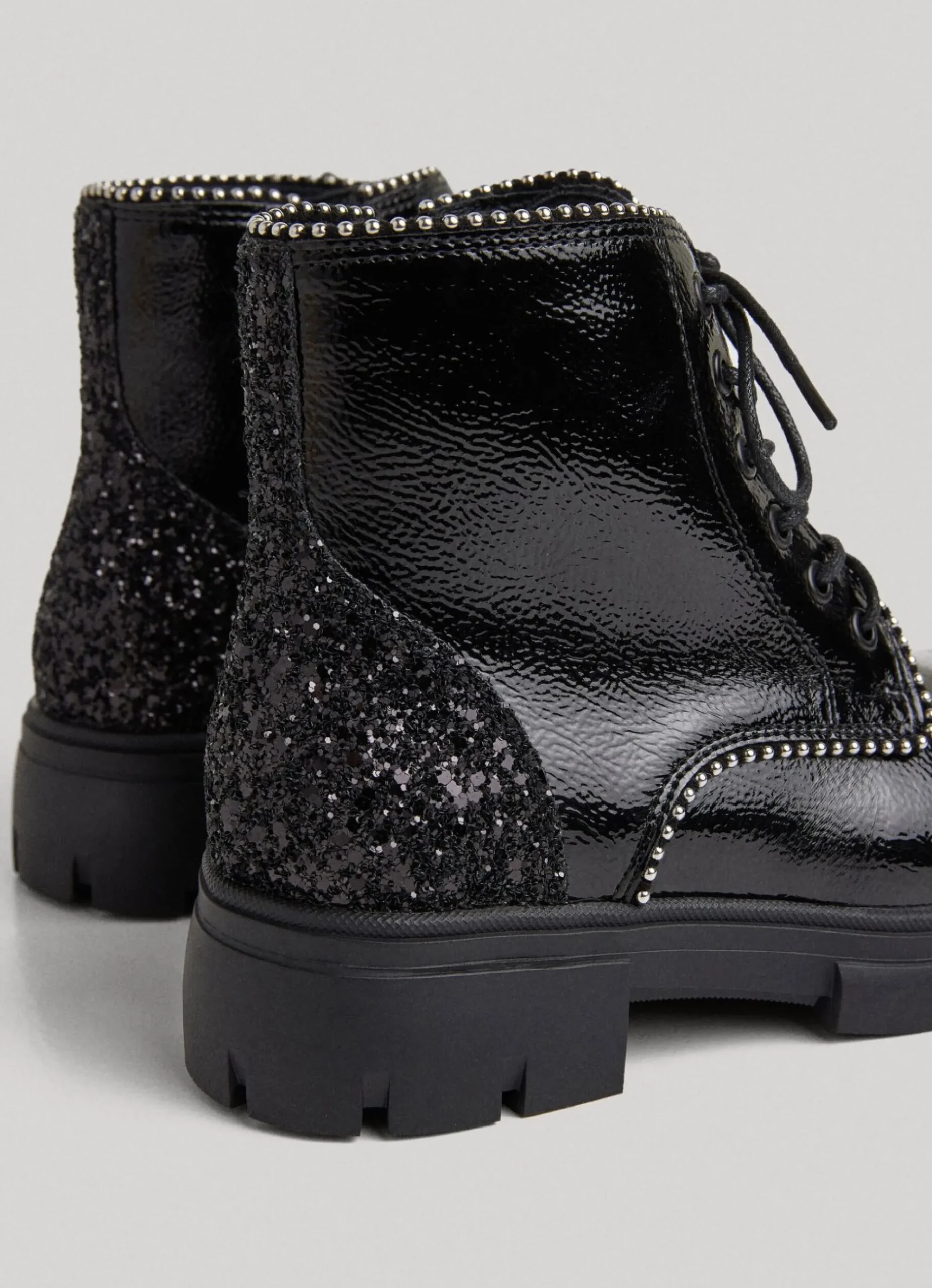 Rapariga Pepe Jeans Calçado>Botas Com Cordoes E Meio Cano