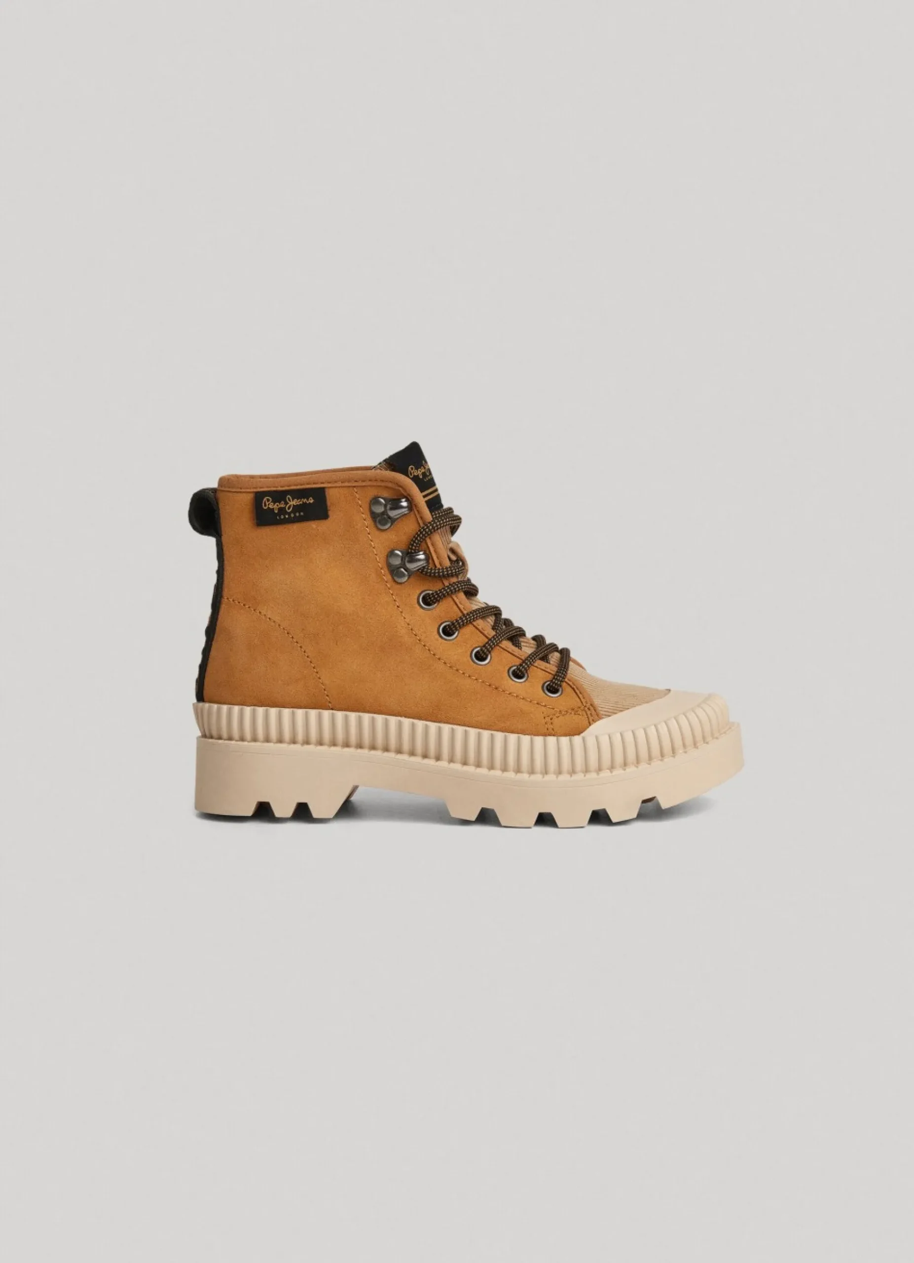 Mulher Pepe Jeans Botas E Sapatos>Botas De Camurca Cano Medio