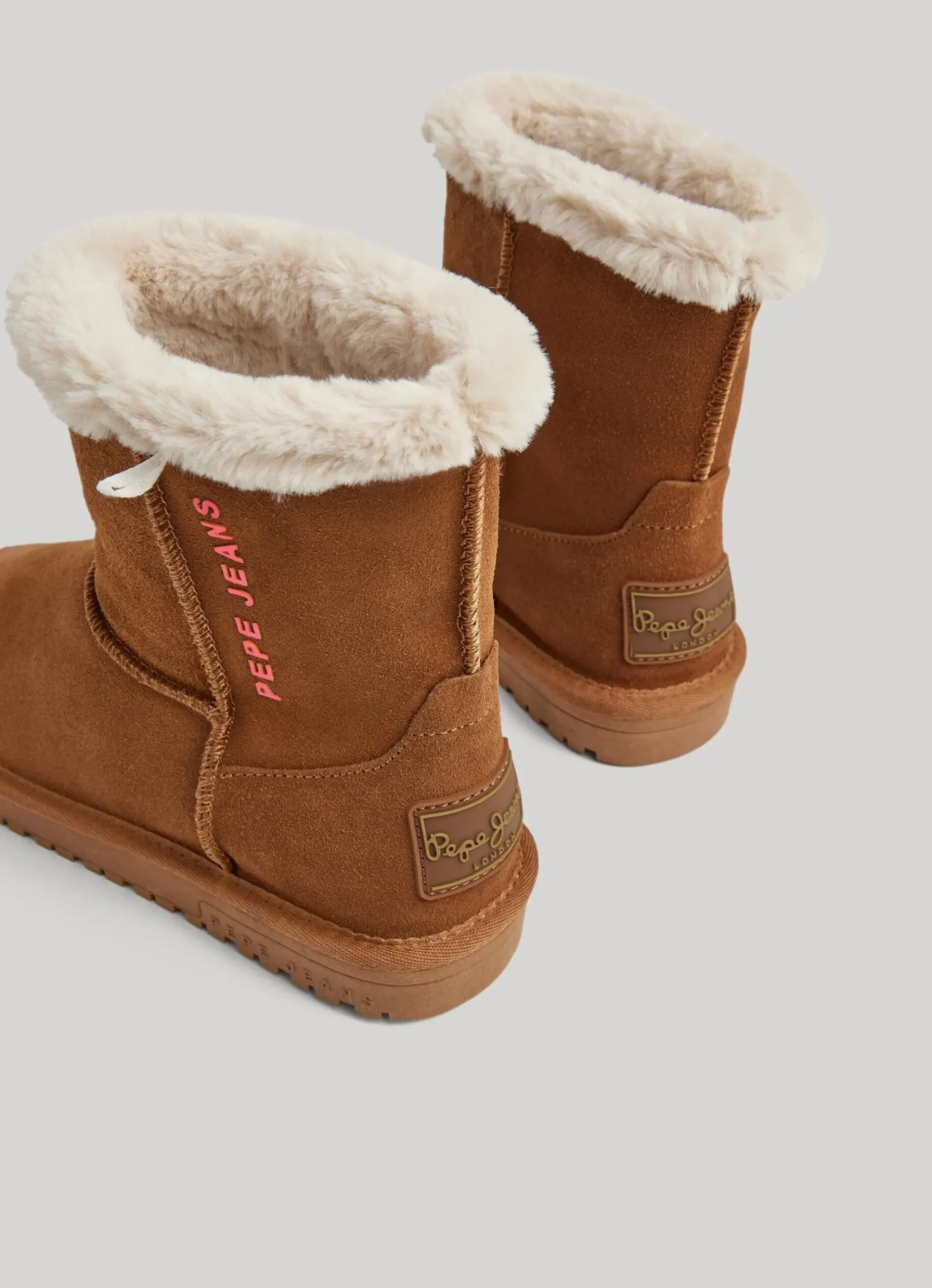 Mulher Pepe Jeans Botas E Sapatos>Botas De Camurca Cano Medio