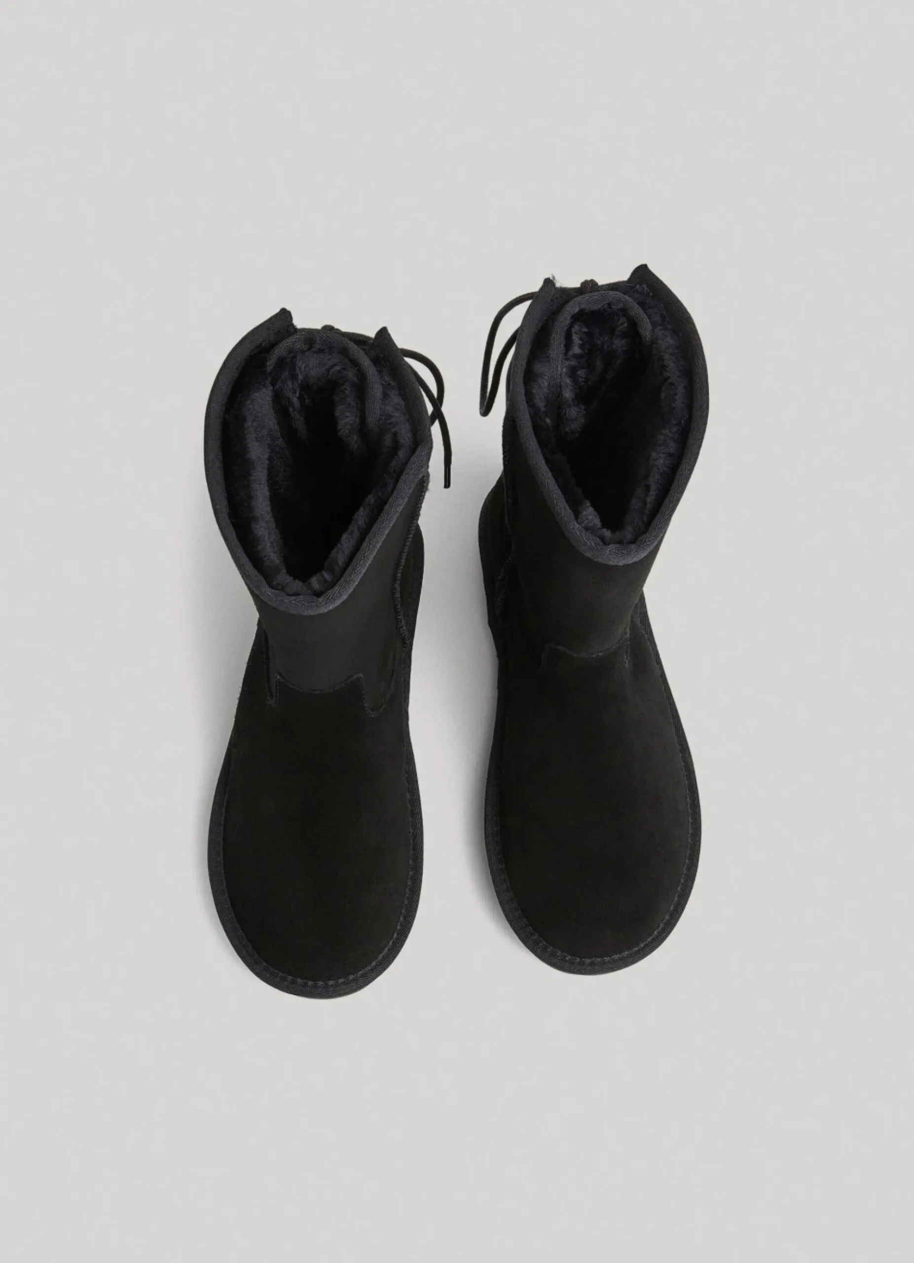 Mulher Pepe Jeans Botas E Sapatos>Botas De Camurca Cano Medio