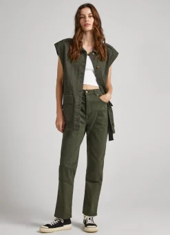 Mulher Pepe Jeans Calças>Calças 5 Bolsos Relaxed Fit