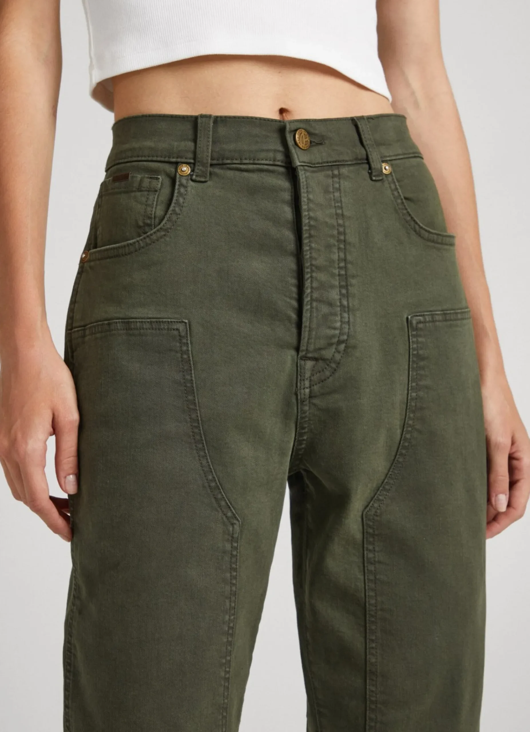 Mulher Pepe Jeans Calças>Calças 5 Bolsos Relaxed Fit