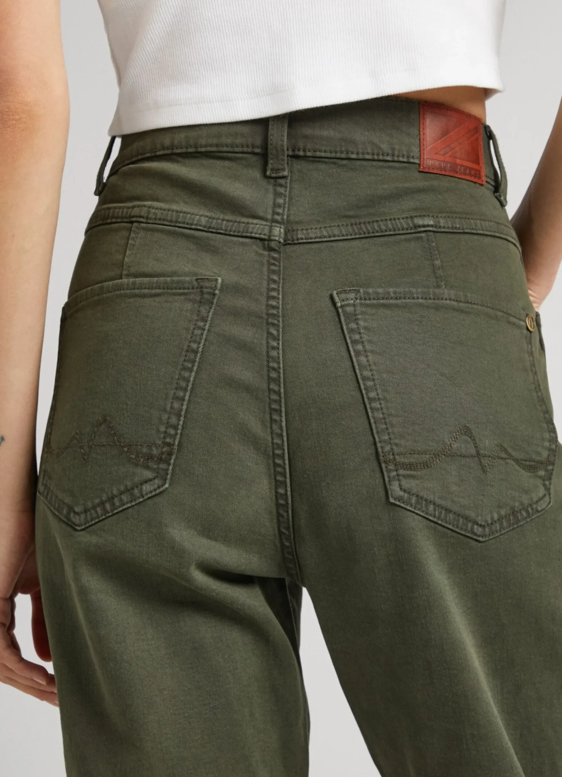 Mulher Pepe Jeans Calças>Calças 5 Bolsos Relaxed Fit