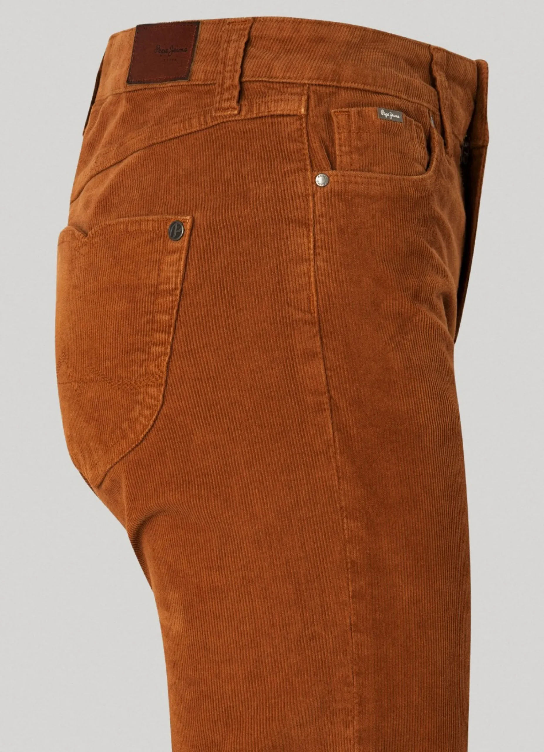 Mulher Pepe Jeans Calças>Calças Bombazina Com 5 Bolsos