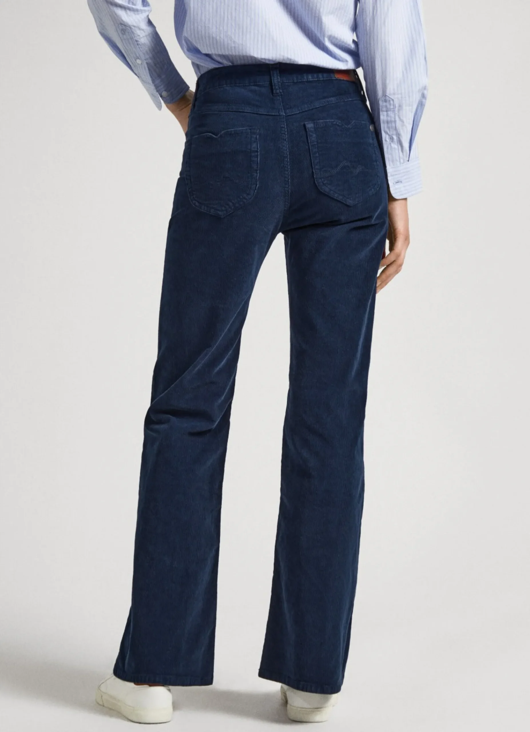Mulher Pepe Jeans Calças>Calças Bombazina Com 5 Bolsos