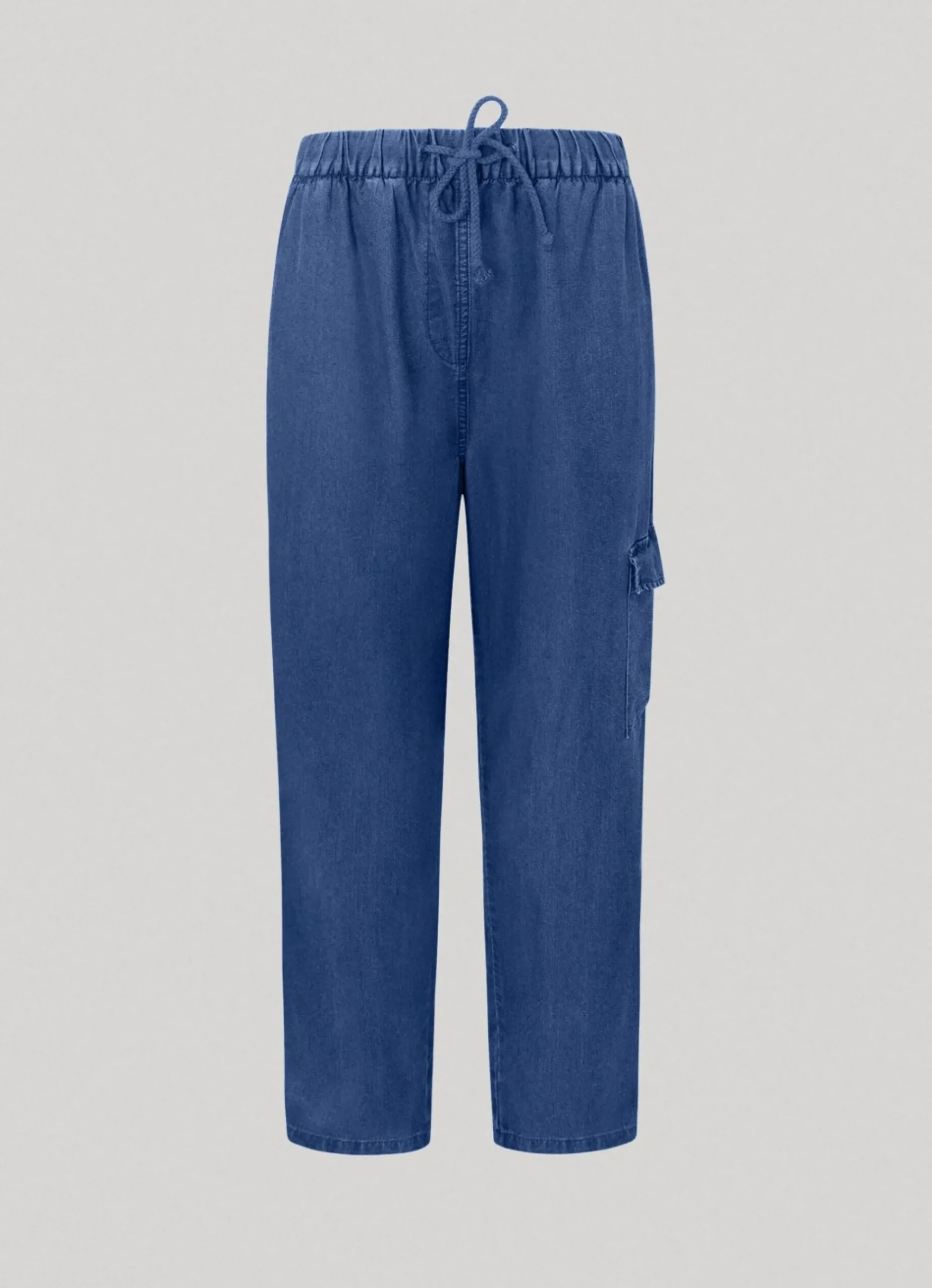 Mulher Pepe Jeans Calças>Calças Cargo Chambray