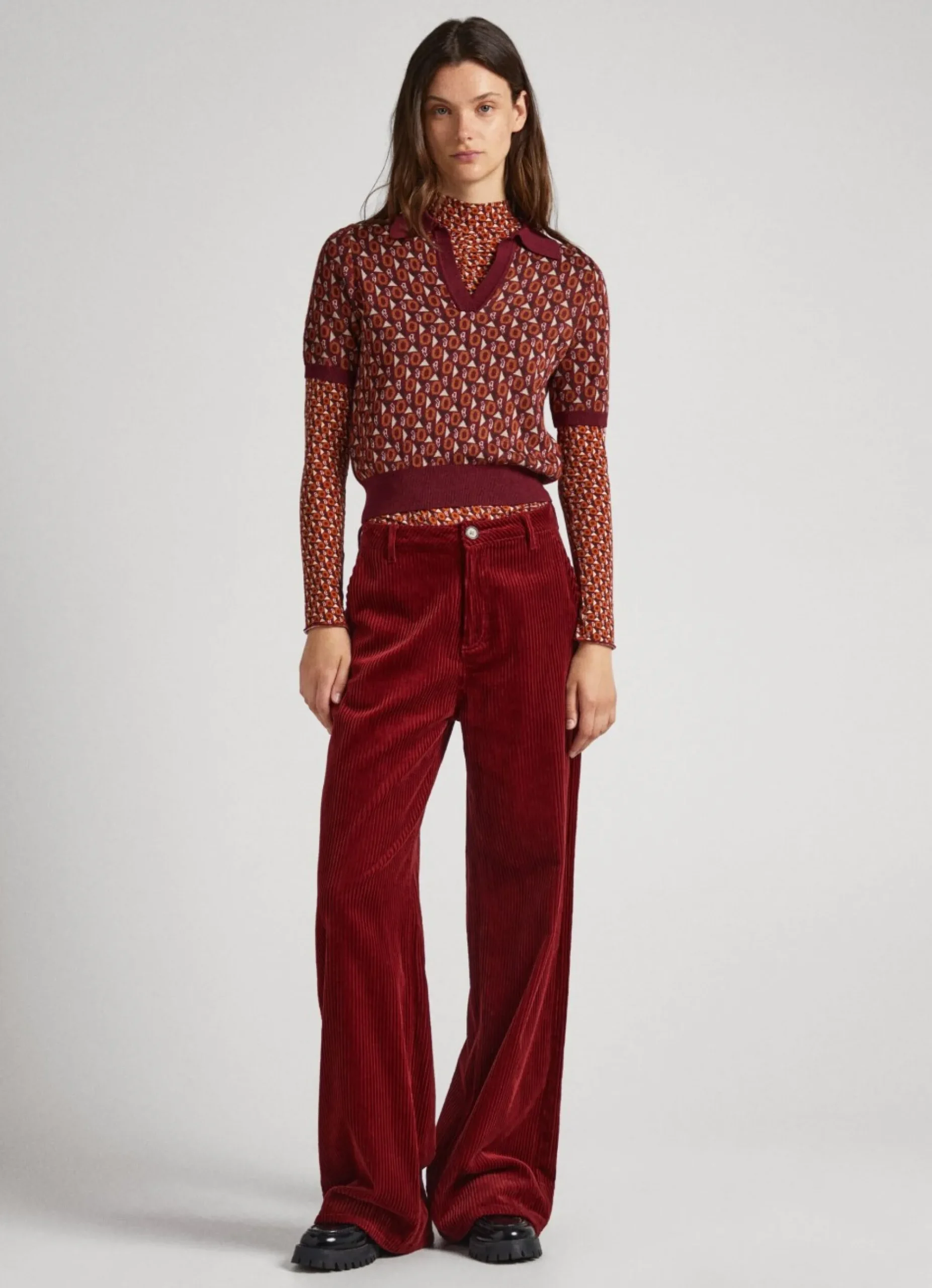 Mulher Pepe Jeans Calças>Calças Chino Bombazina