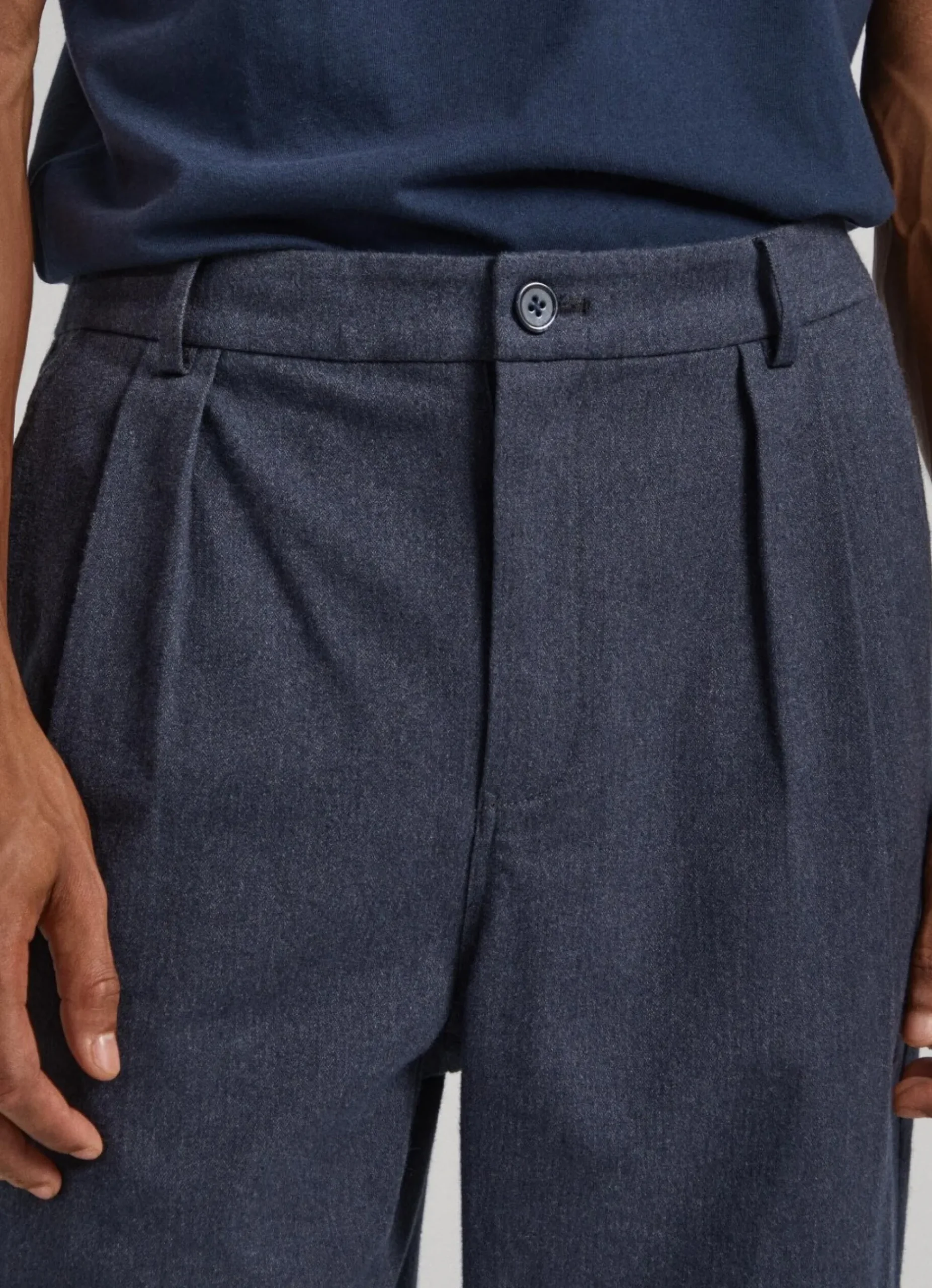 Homem Pepe Jeans Calças>Calças Chino Espinha De Peixe