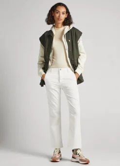 Mulher Pepe Jeans Calças>Calças Chino Flare Fit