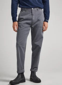 Homem Pepe Jeans Calças>Calças Chino Nils Loose Fit
