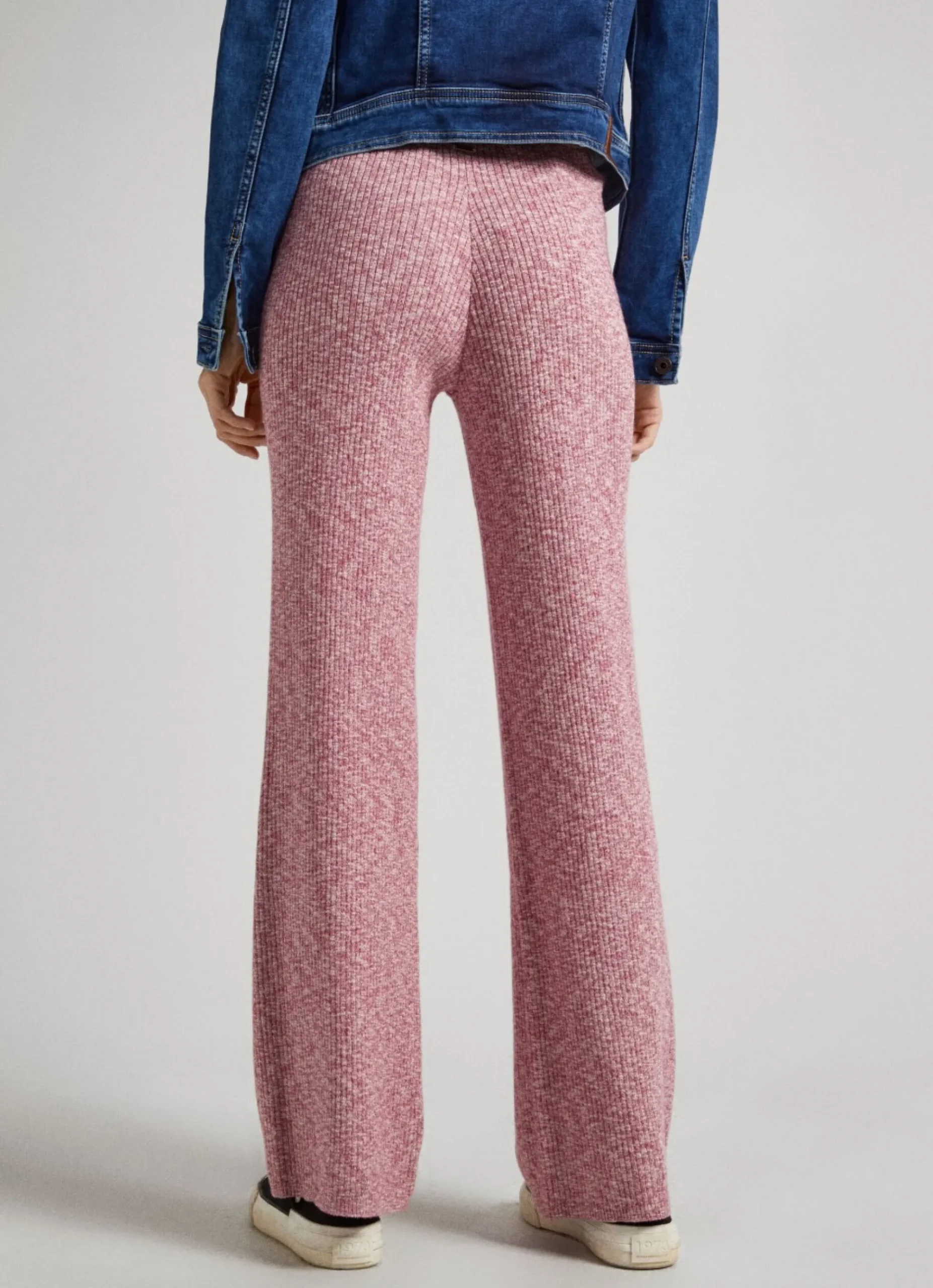 Mulher Pepe Jeans Malhas>Calças De Algodao Melange