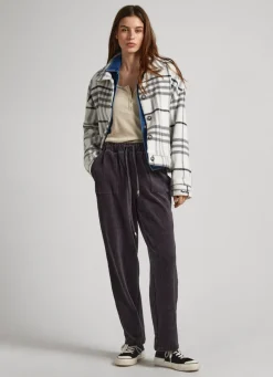 Mulher Pepe Jeans Calças>Calças De Bombazina Elasticas