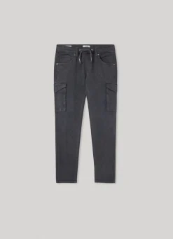 Rapaz Pepe Jeans Calças>Calças Jogger De Algodao