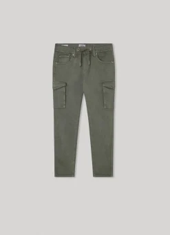 Rapaz Pepe Jeans Calças>Calças Jogger De Algodao