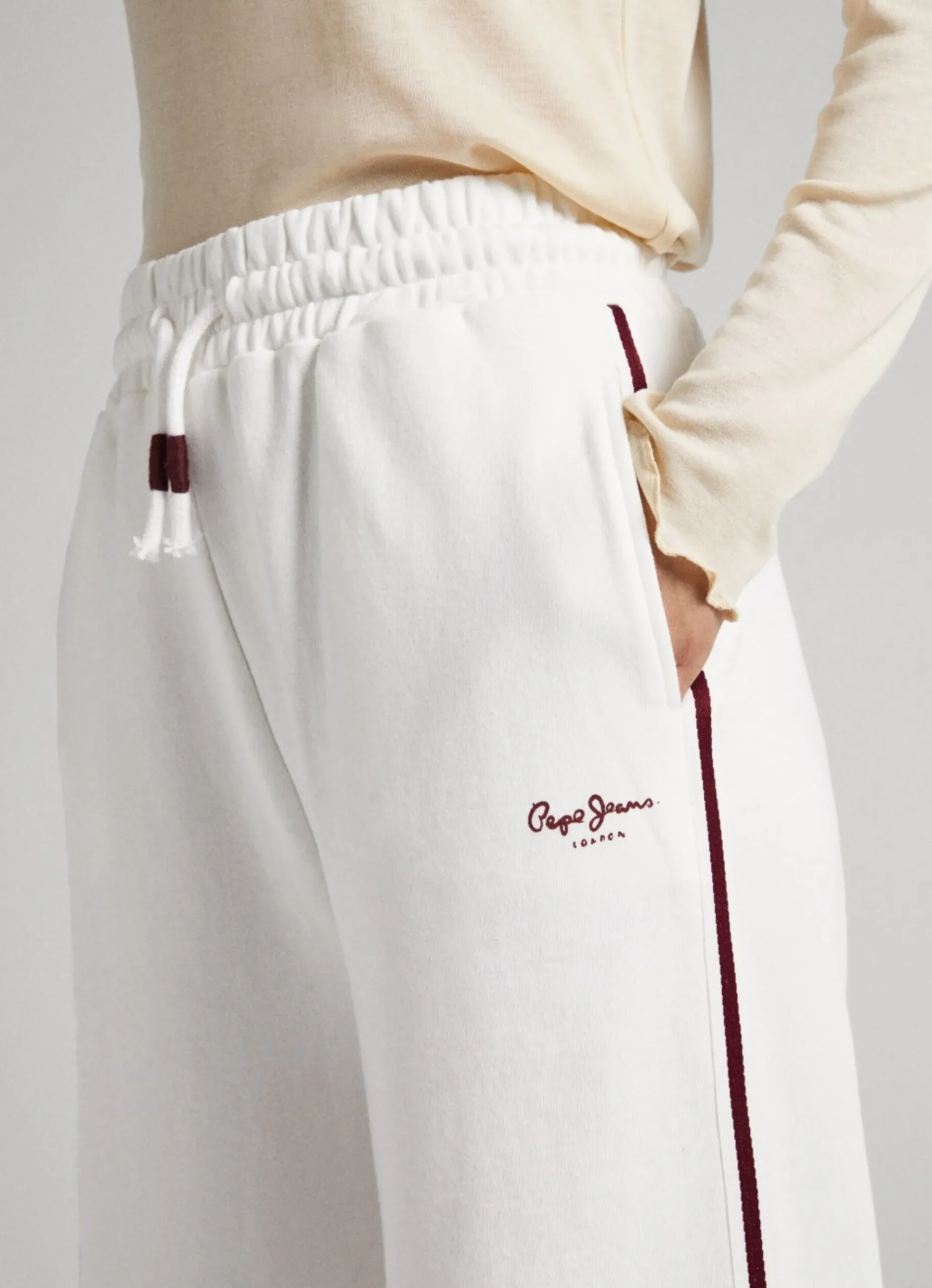 Mulher Pepe Jeans Malhas>Calças Jogging De Algodao