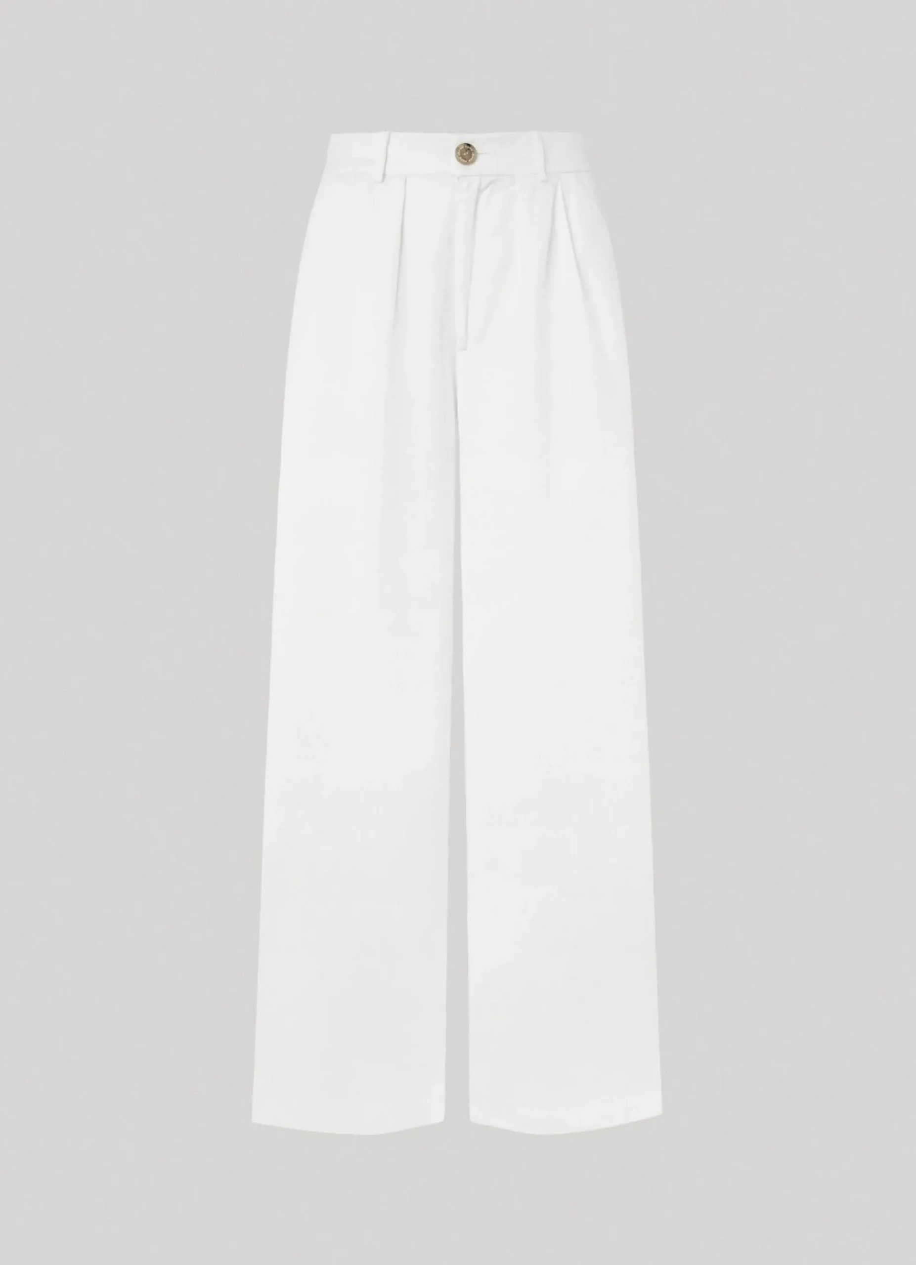 Mulher Pepe Jeans Calças>Calças Palazzo Sarja Elastica