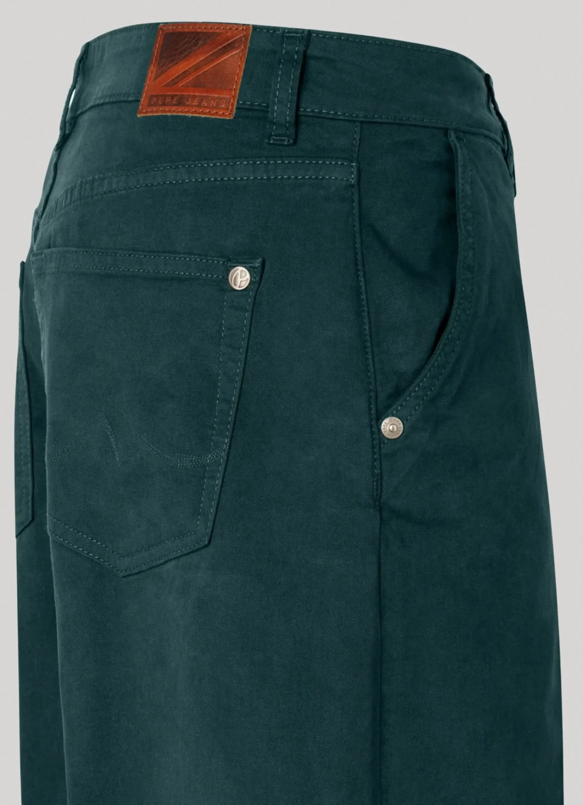 Mulher Pepe Jeans Calças>Calças Palazzo Sarja Elastica