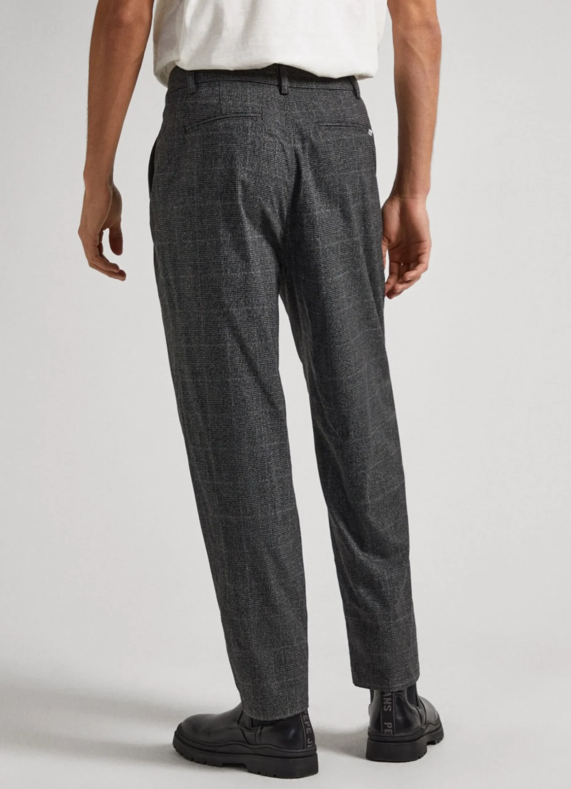 Homem Pepe Jeans Calças>Calças Principe De Gales